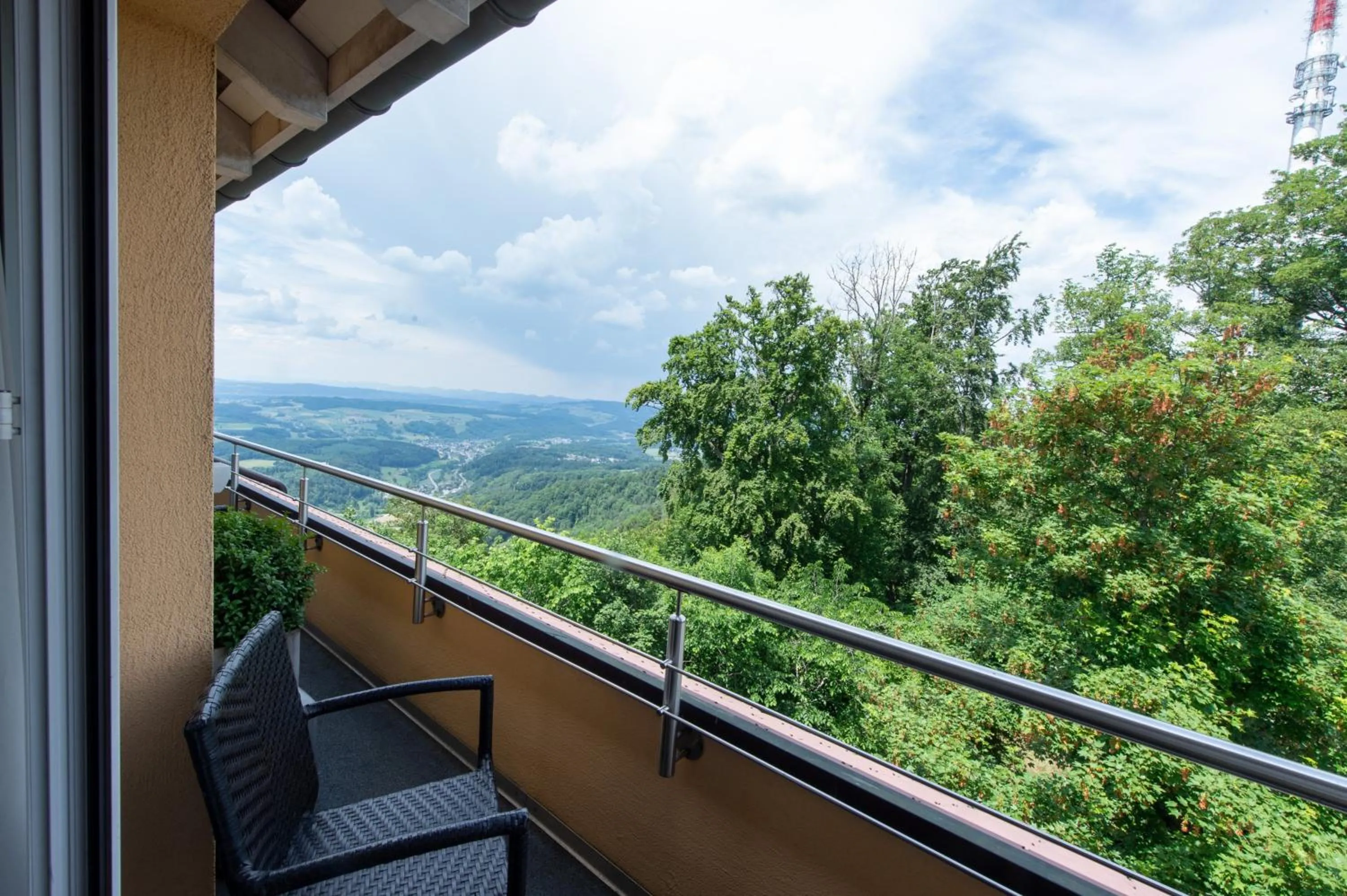 Balcony/Terrace in Hotel UTO KULM car-free hideaway in Zurich