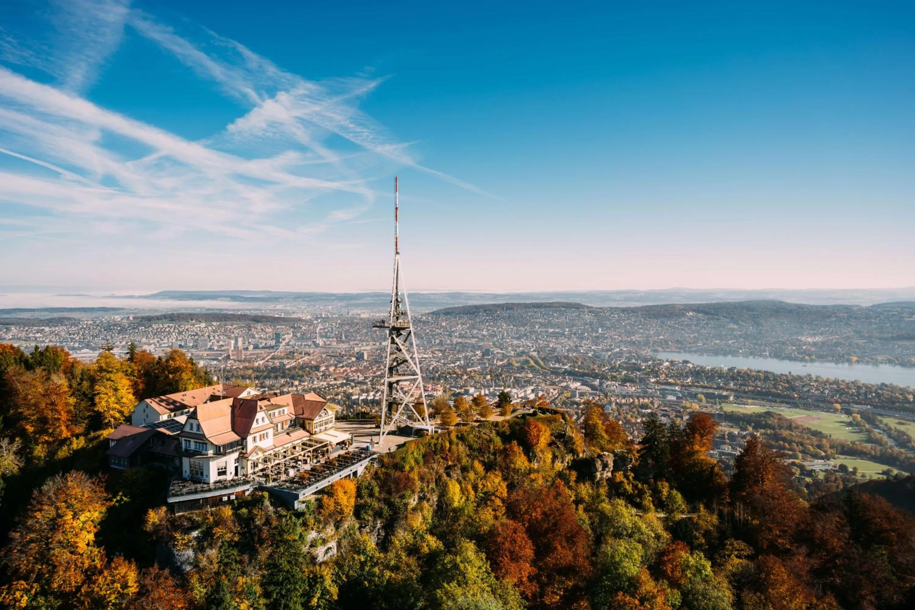 City view in Hotel UTO KULM car-free hideaway in Zurich