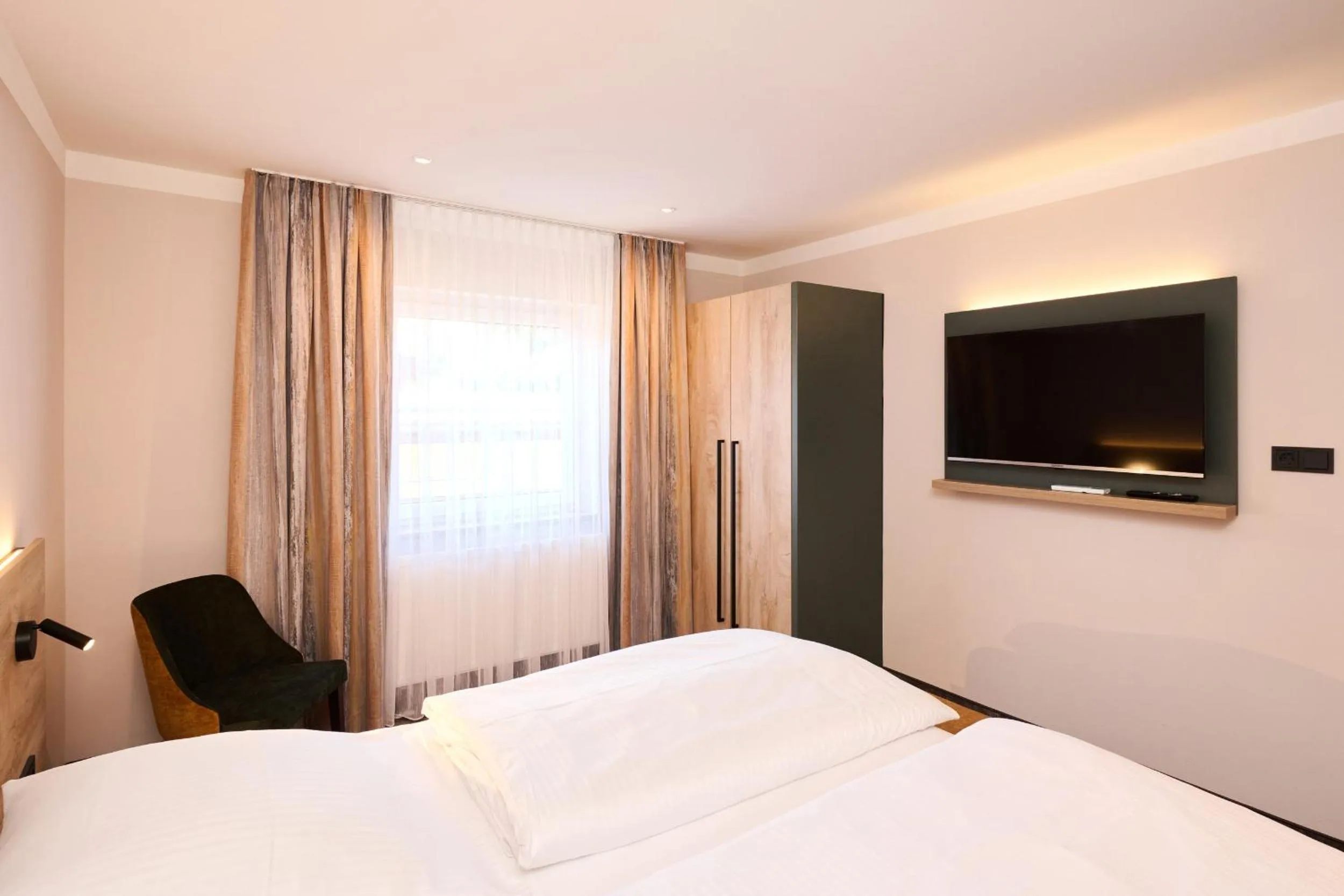 Bed in Hotel SCHNEIDER