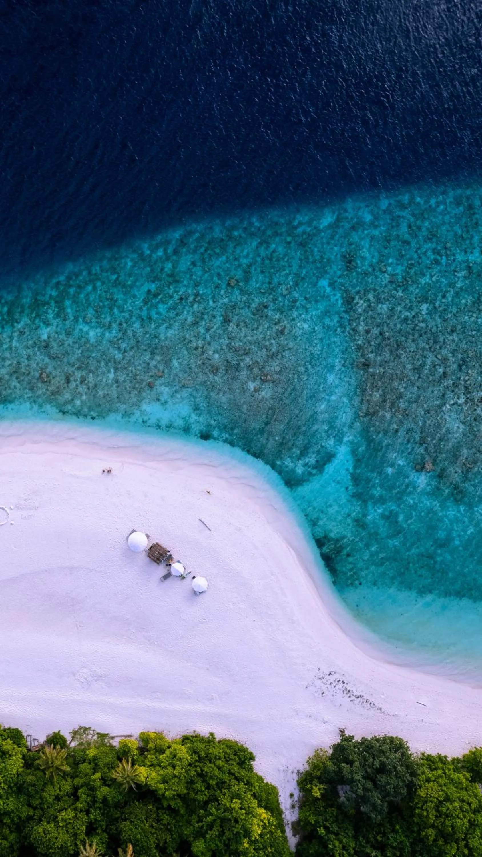 Natural landscape in Odi Kamadhoo