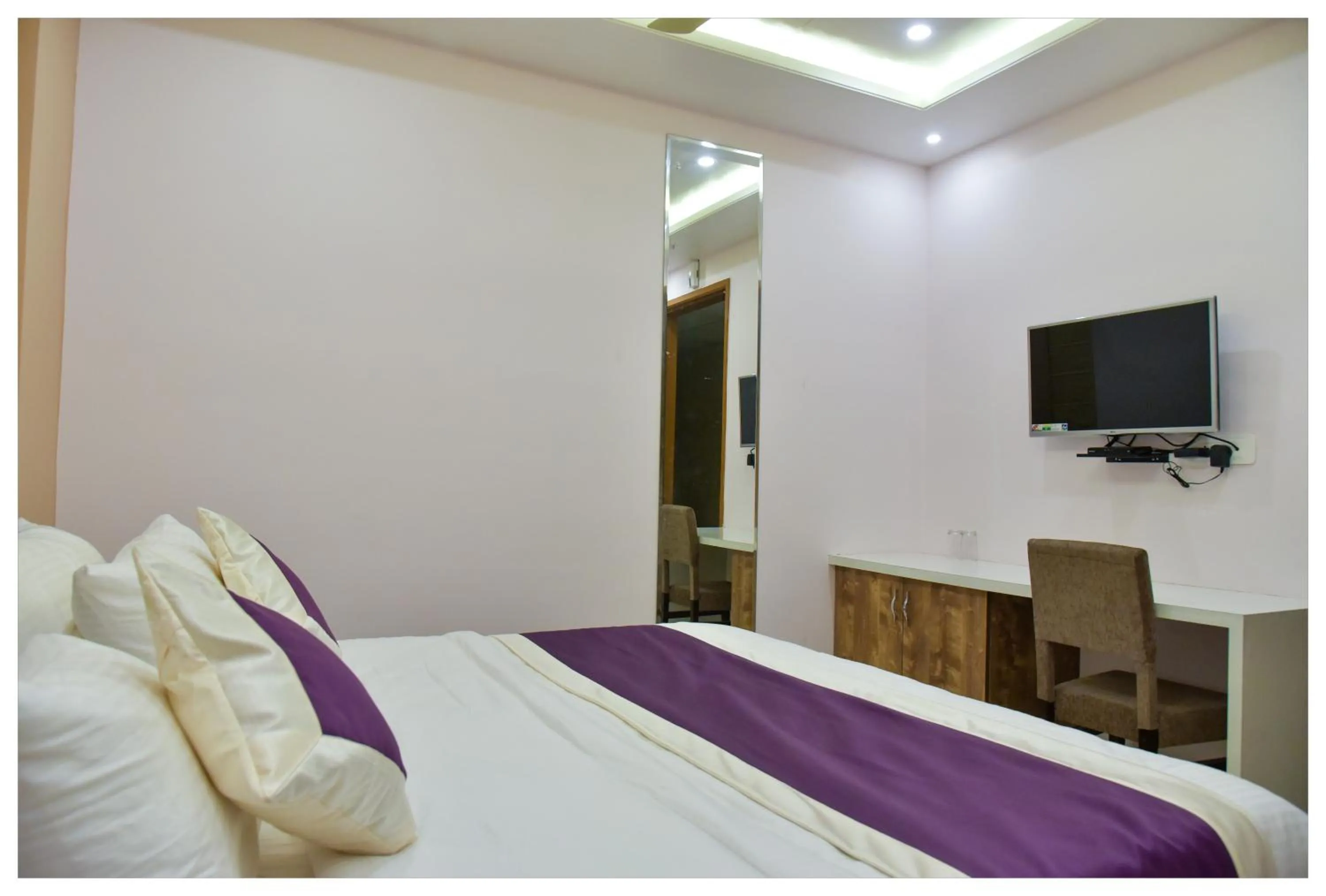 Bed in Hotel Siddharsh Heritage