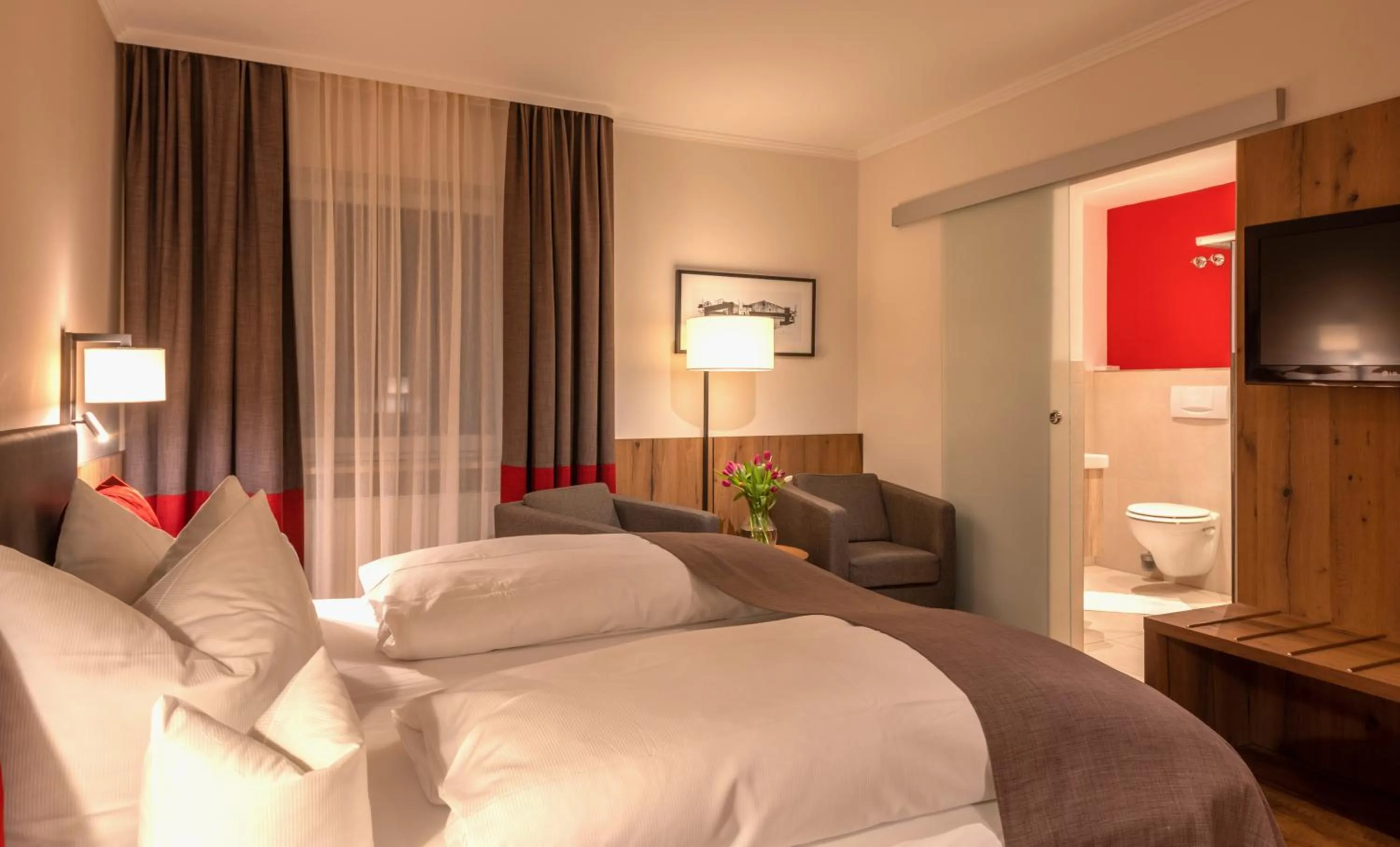 Bed in Hotel Bavaria