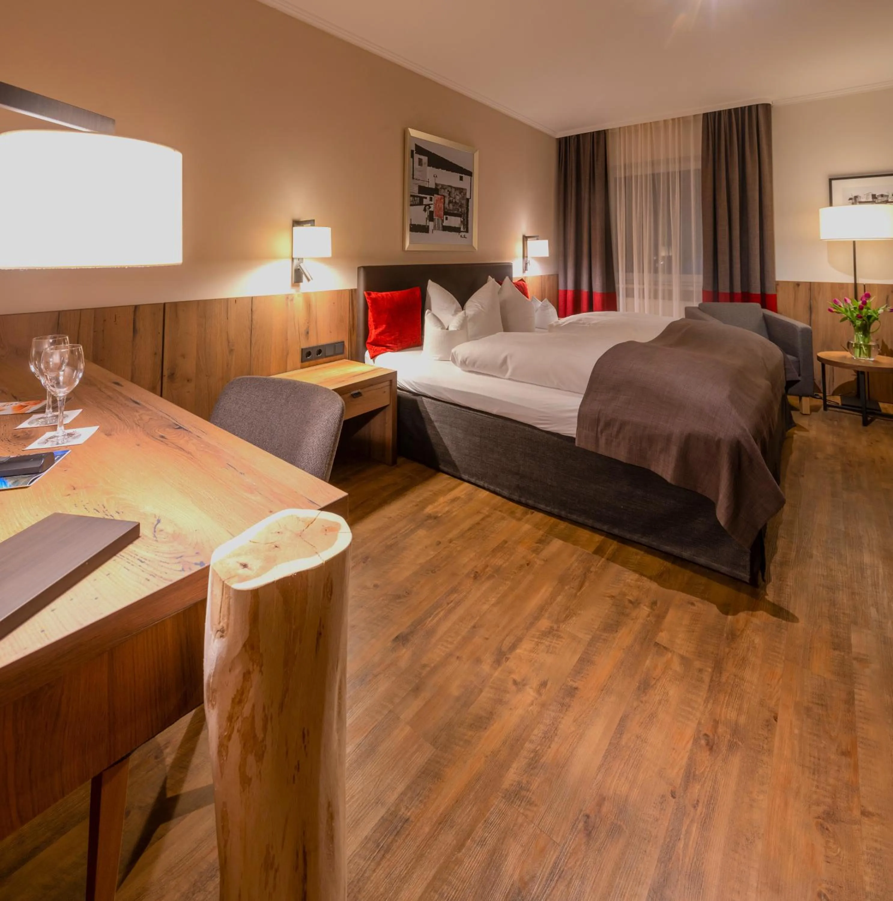 Bed in Hotel Bavaria