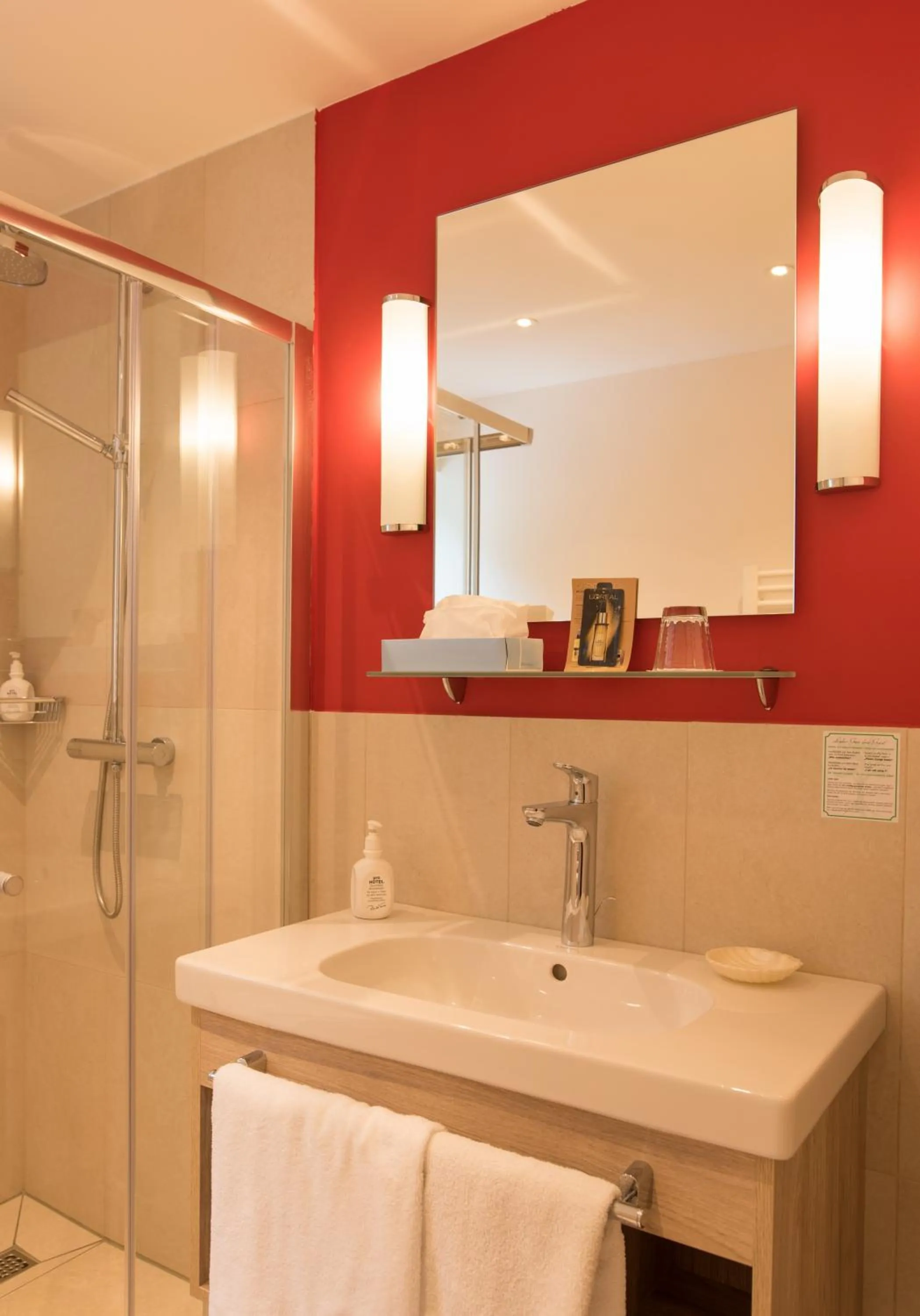 Shower in Hotel Bavaria