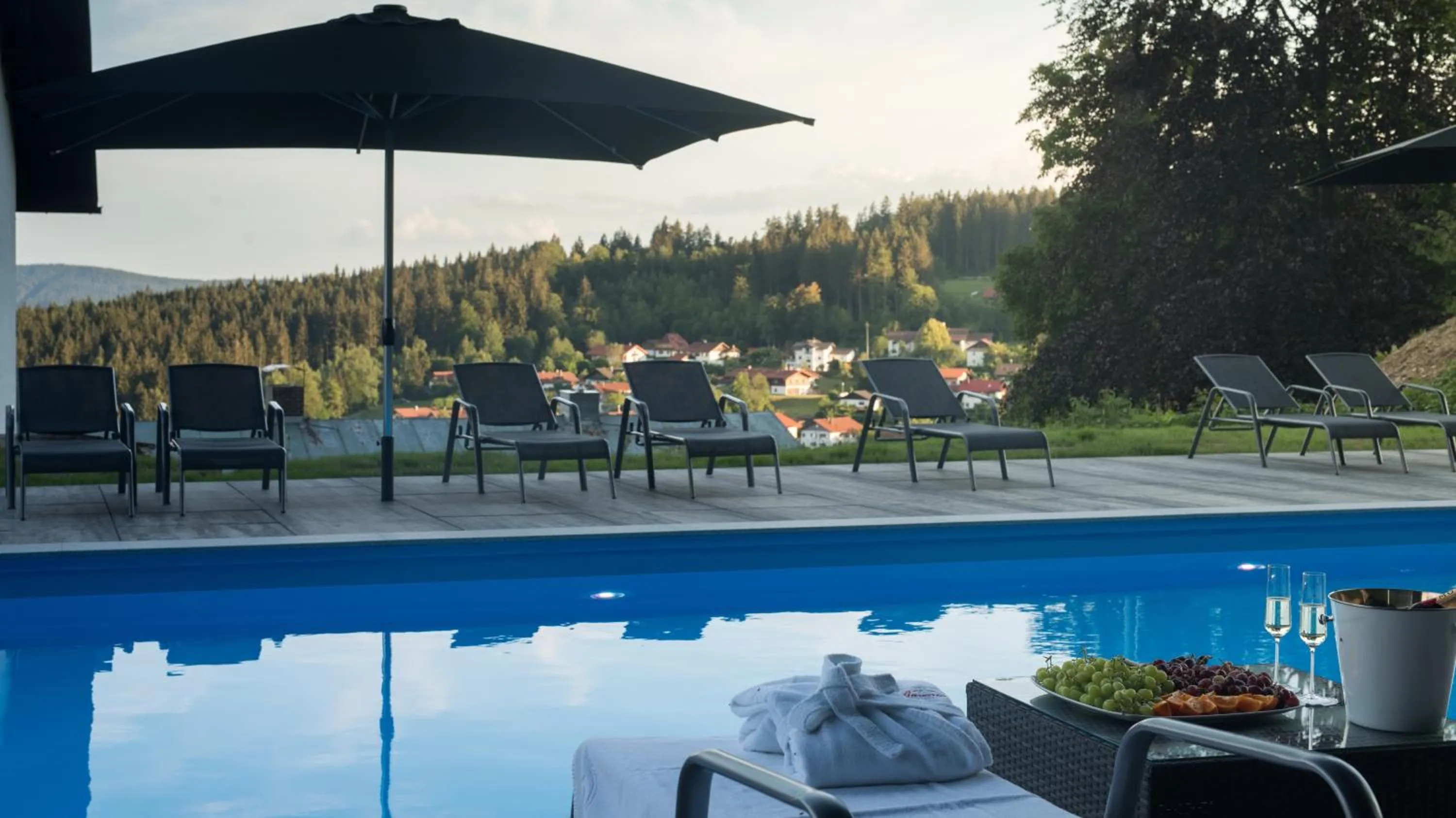 Swimming pool in Hotel Bavaria
