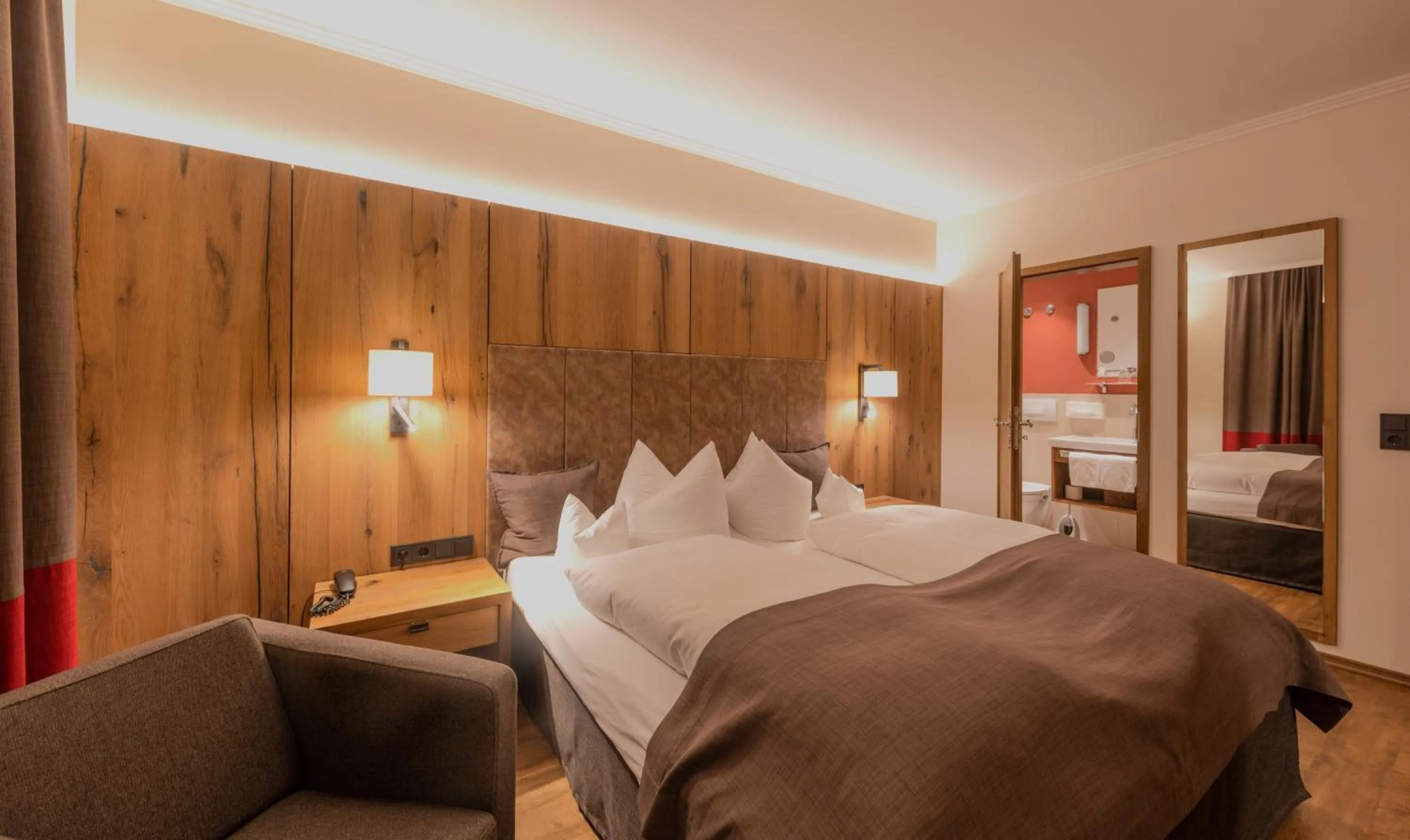 Bed in Hotel Bavaria