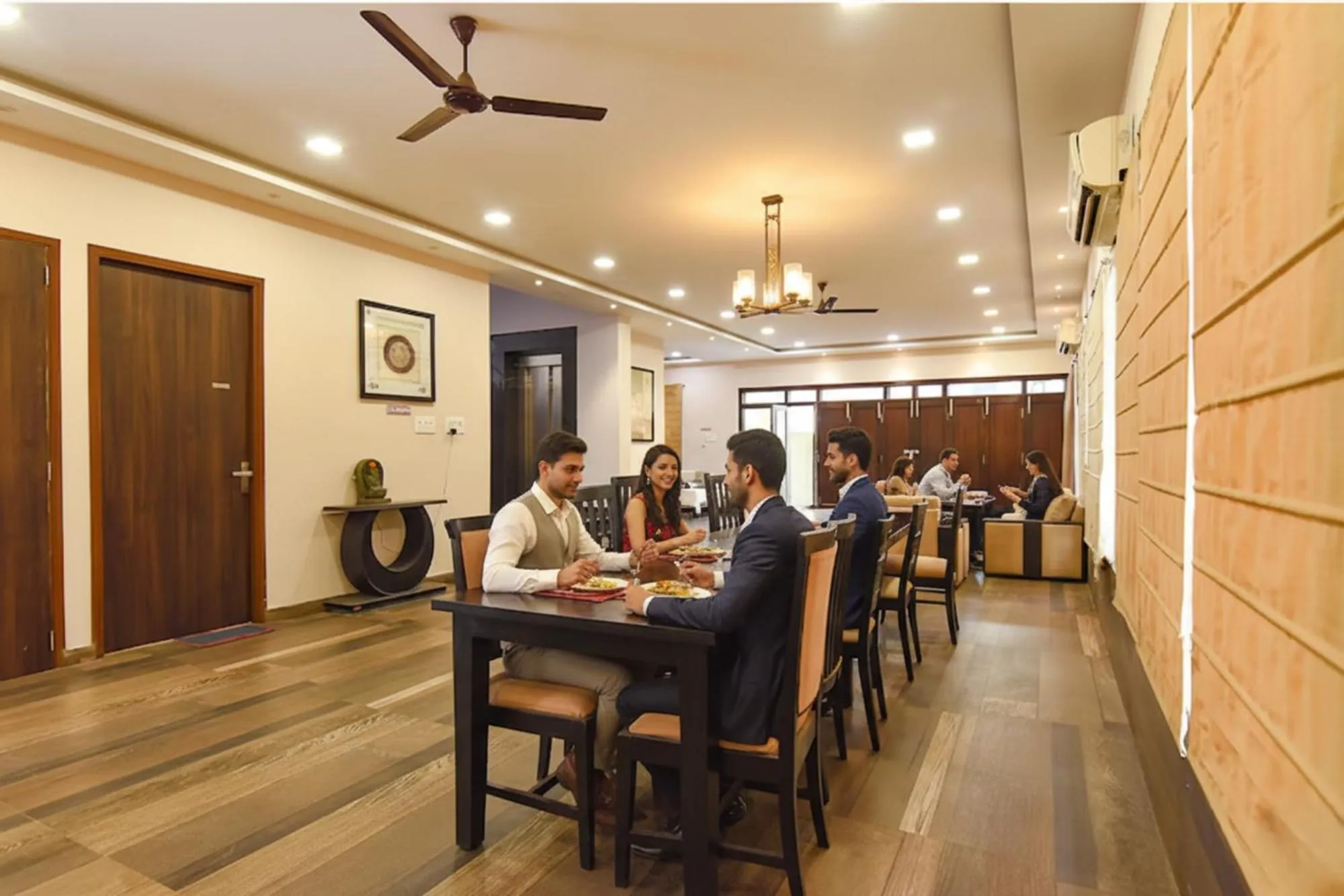 Restaurant/places to eat in FabHotel All In One Saltlake - Opp BJ Market Complex