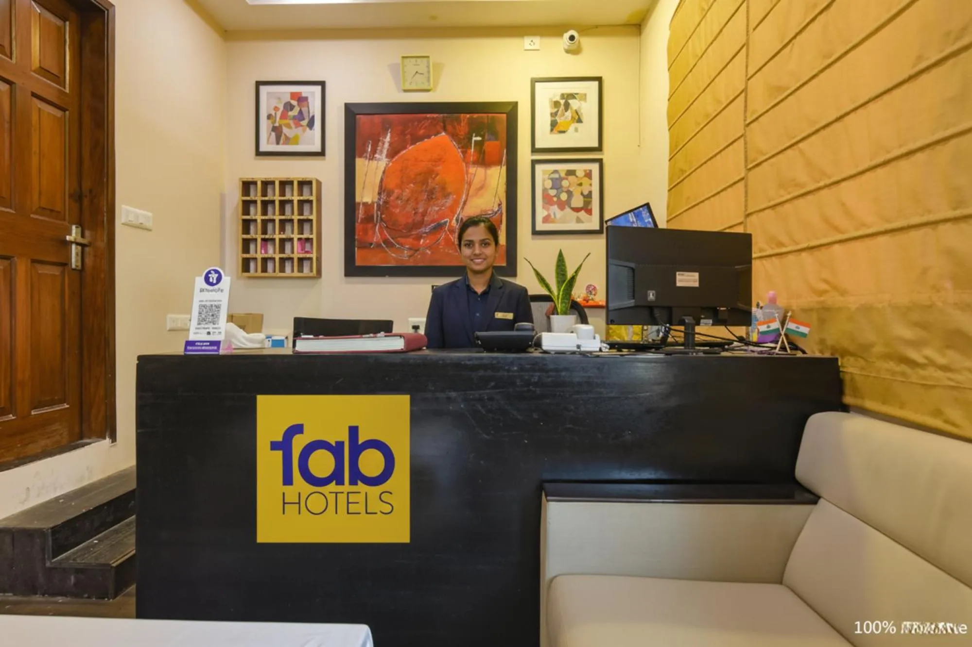 Lobby or reception in FabHotel All In One Saltlake - Opp BJ Market Complex