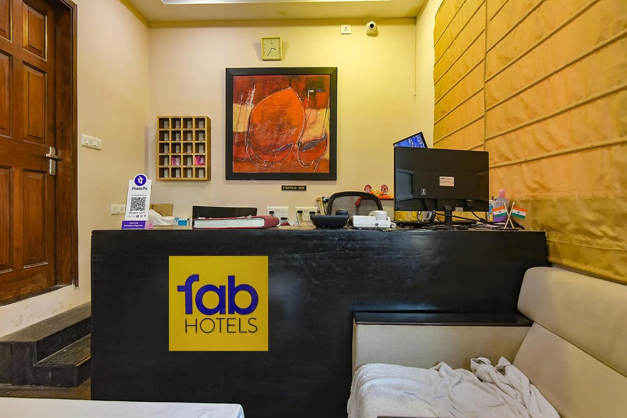 Lobby or reception in FabHotel Aadorlys