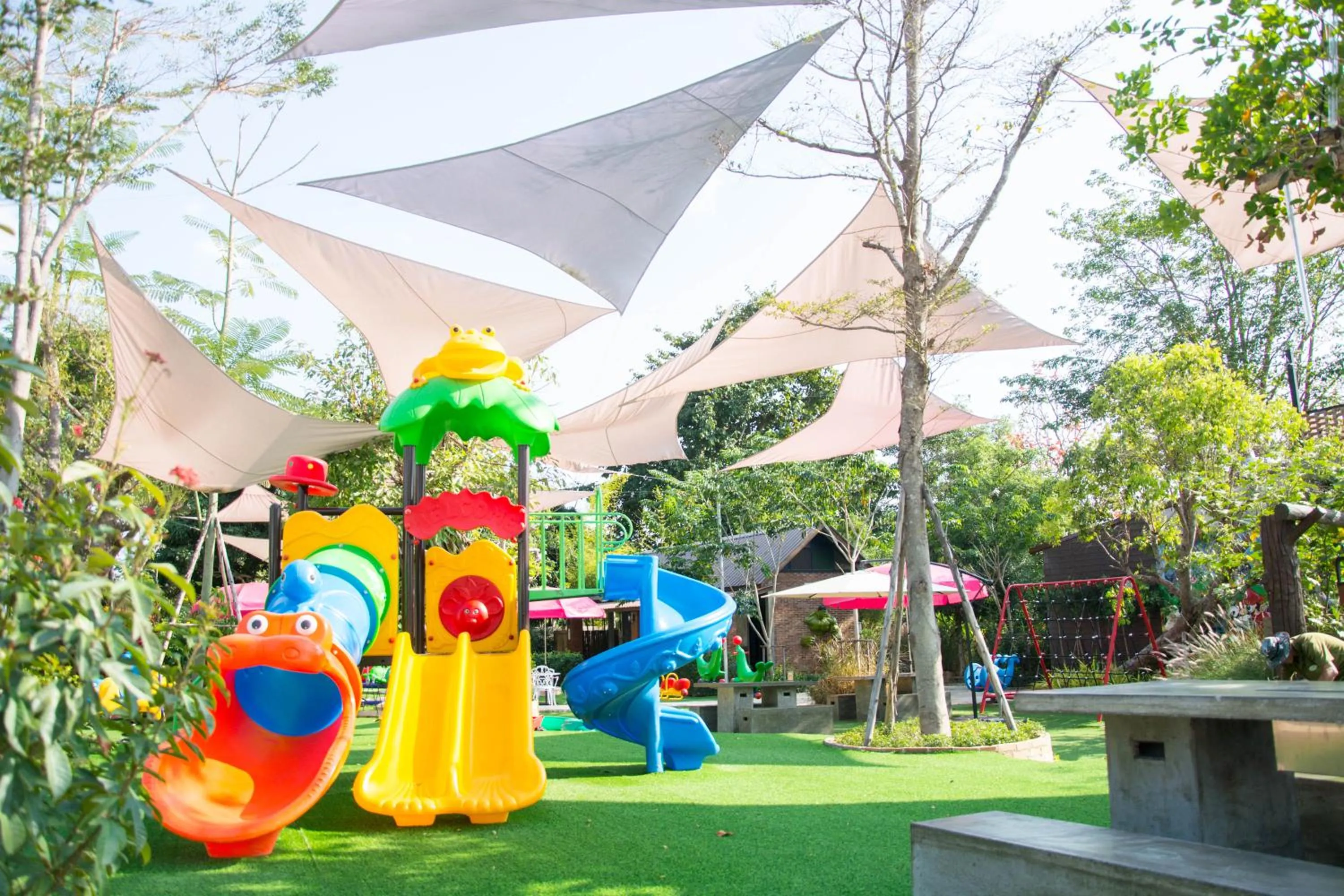 Children play ground in ไร่บำรุงผล Raibumrungphol