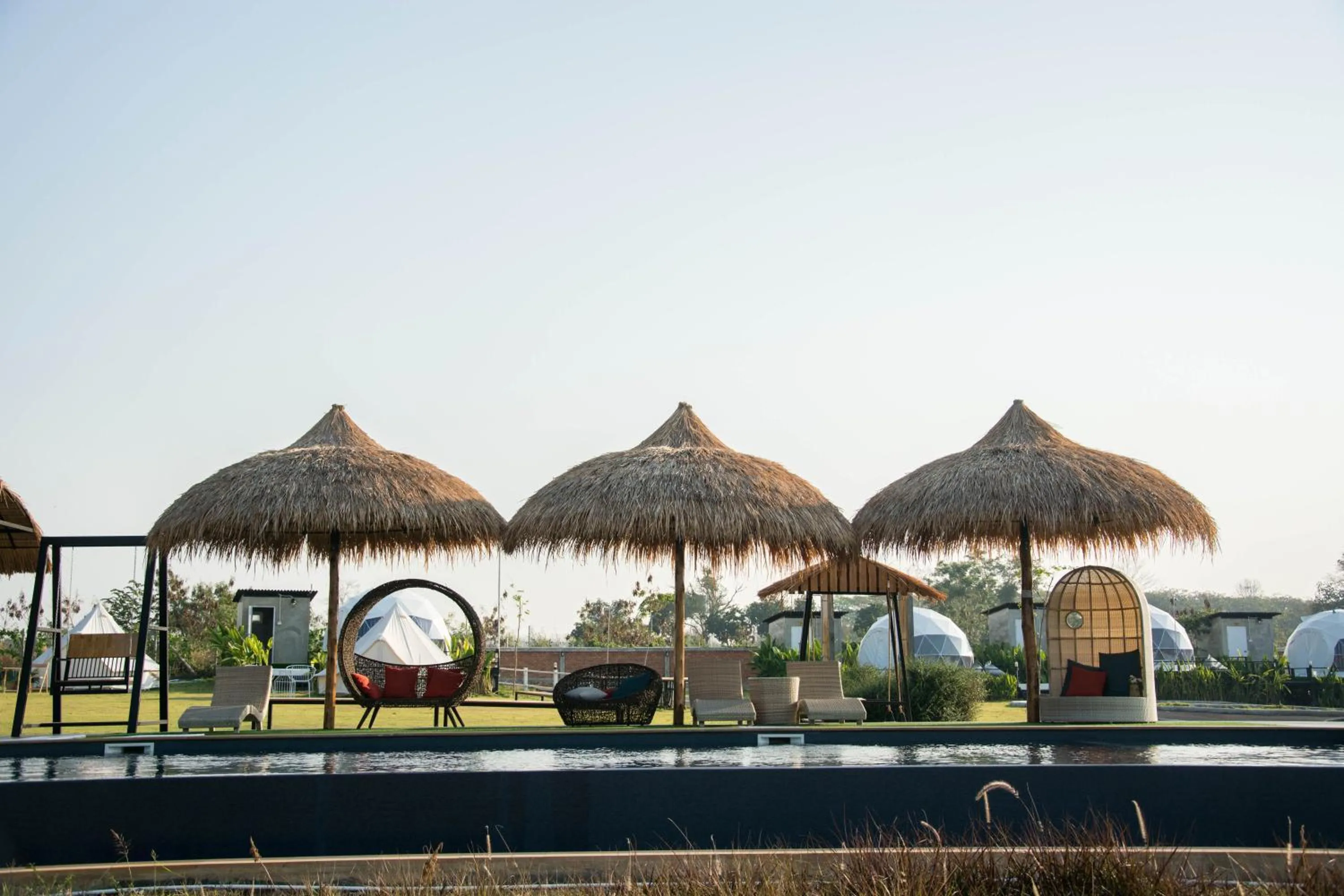 Pool view in ไร่บำรุงผล Raibumrungphol