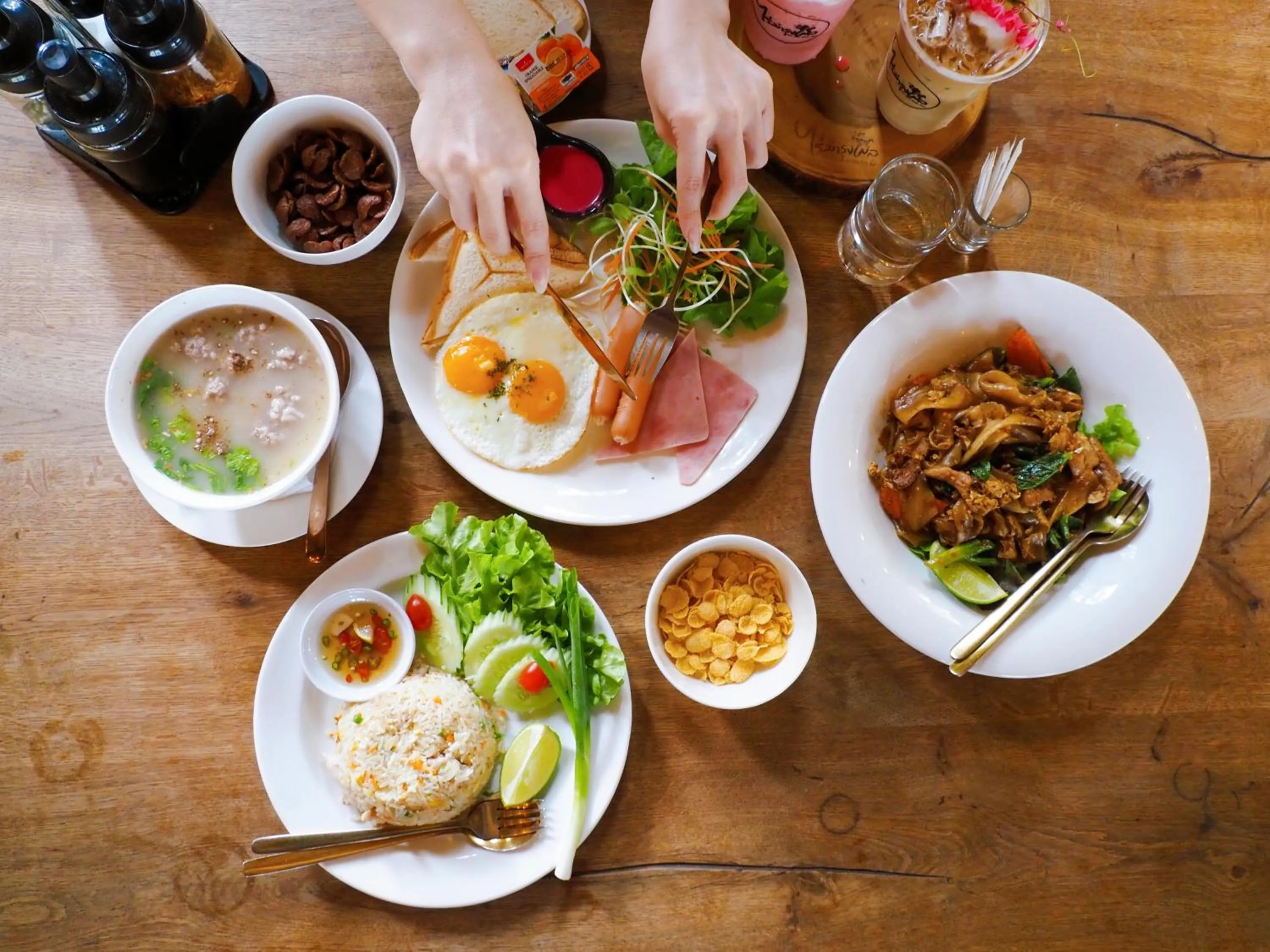 Breakfast in ไร่บำรุงผล Raibumrungphol