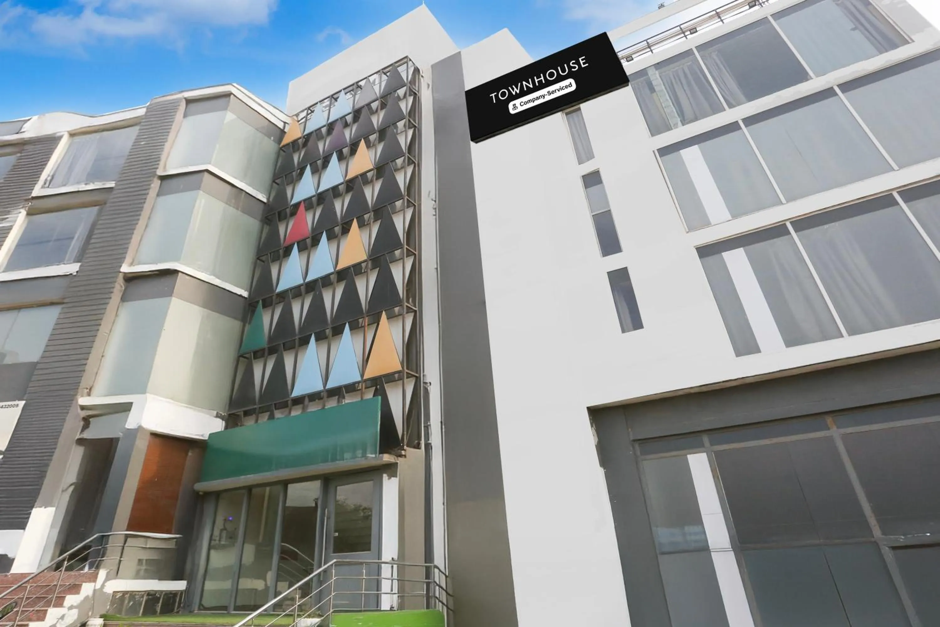 Facade/entrance in Super Townhouse Sector 64 Near WorldMark Gurugram Formerly Vero