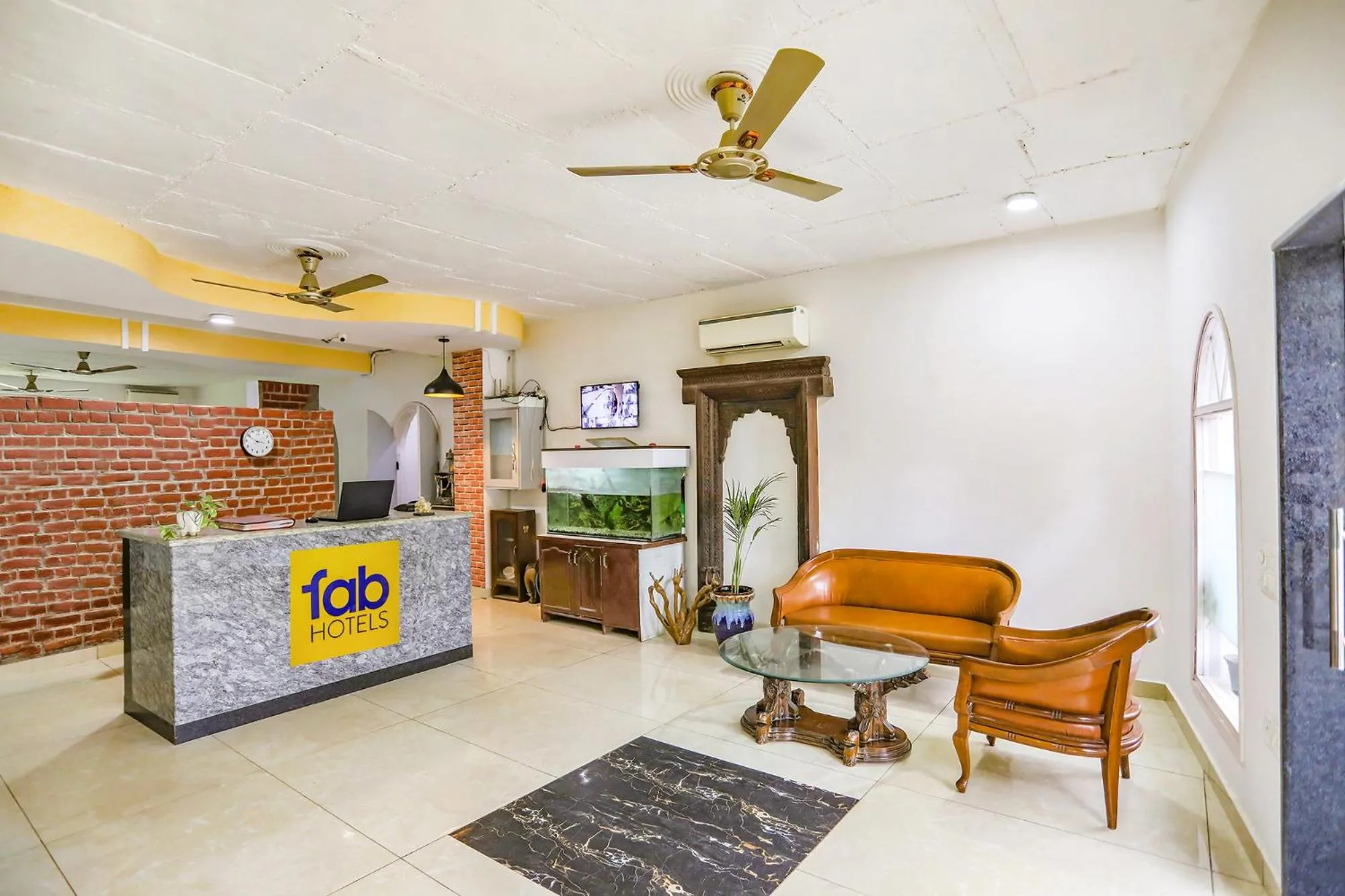 Lobby or reception in FabHotel Aravali Suites