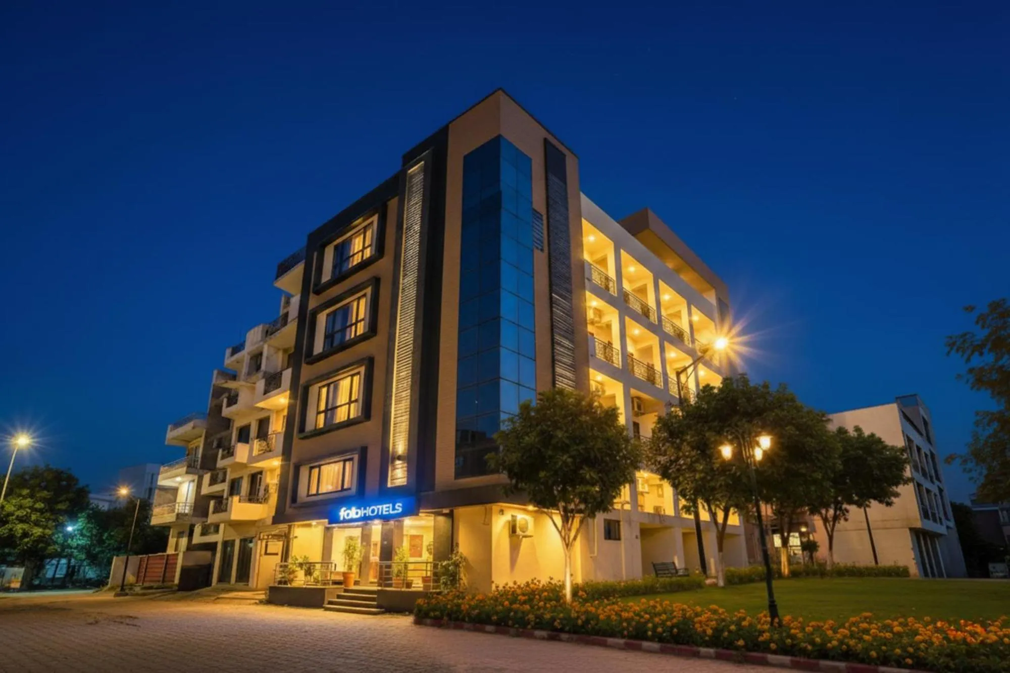 Property building in FabHotel The Diamond