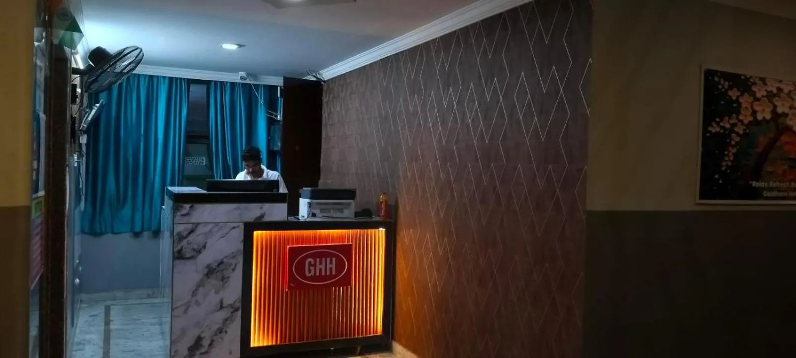 Lobby or reception in Goldhorn Hotels & Banquet Mehdipatnam Near St Ann's college
