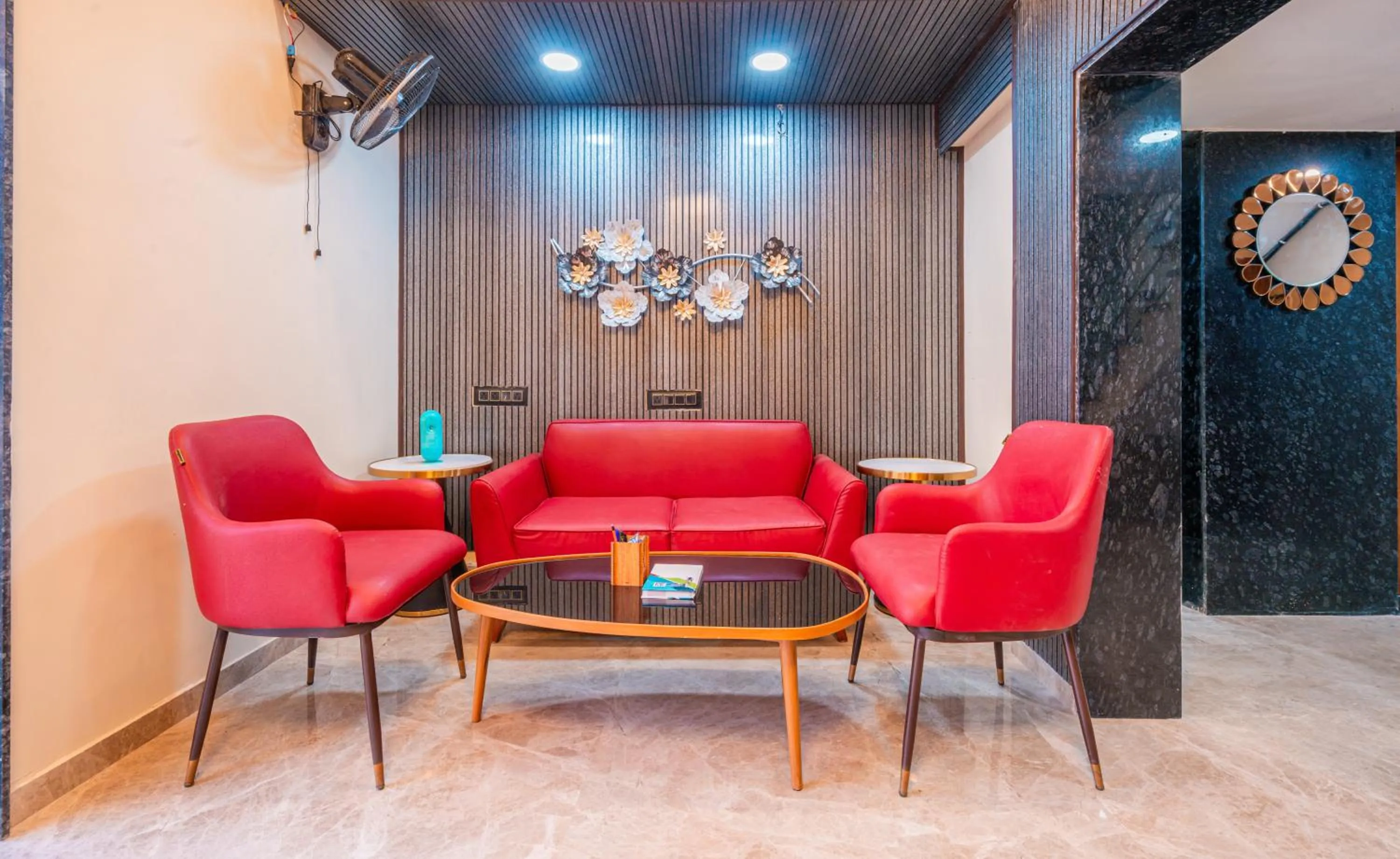 Seating area in Treebo City Center
