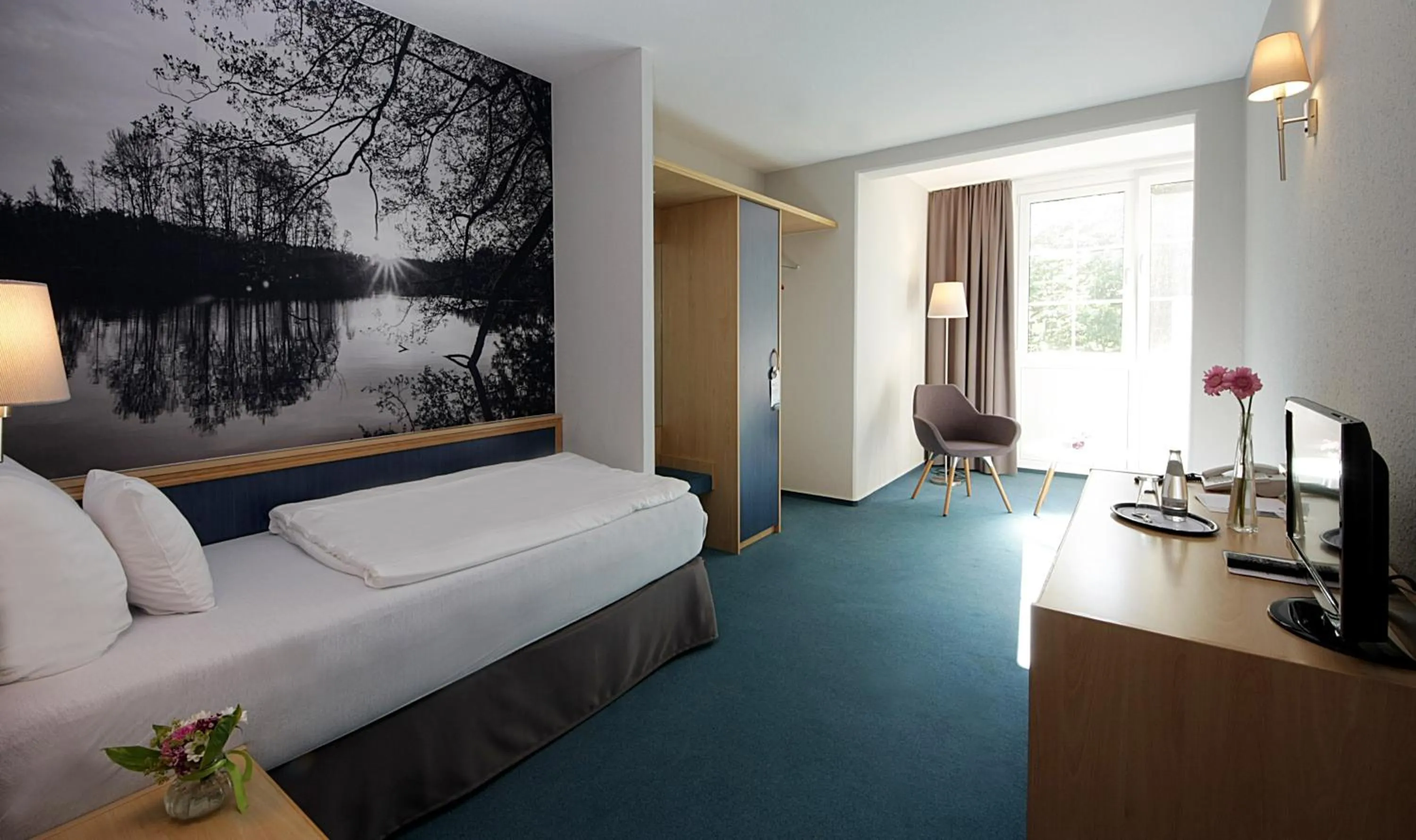 Photo of the whole room, Bed in Hotel Haus Chorin