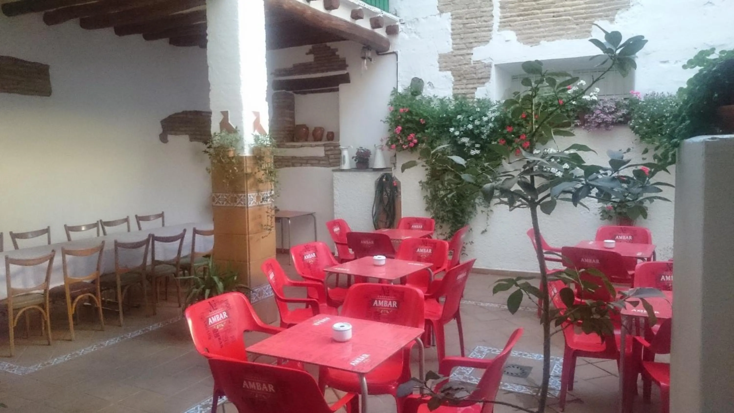 Patio in Hostal El Centro