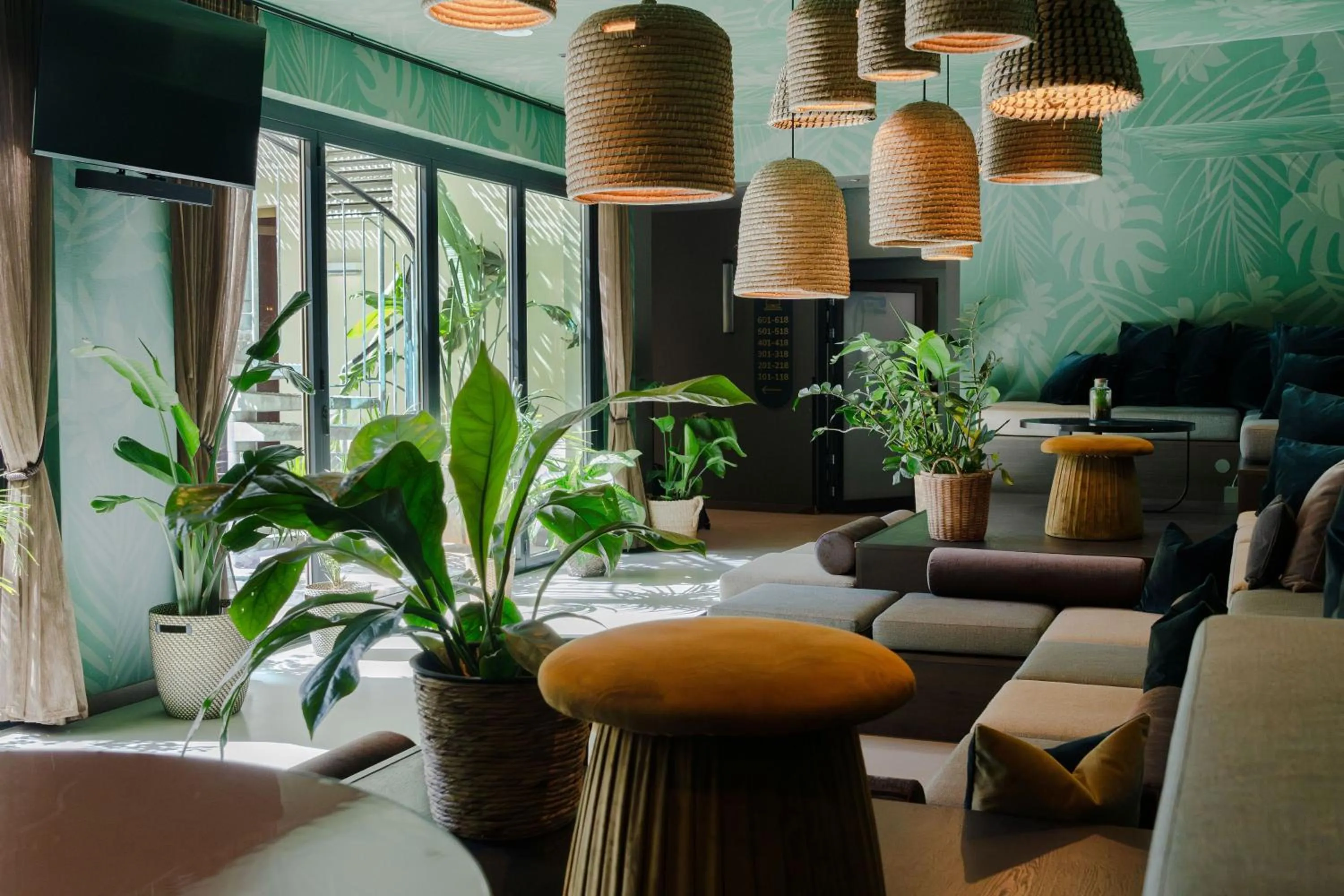 Seating area in Cocoon Sendlinger Tor