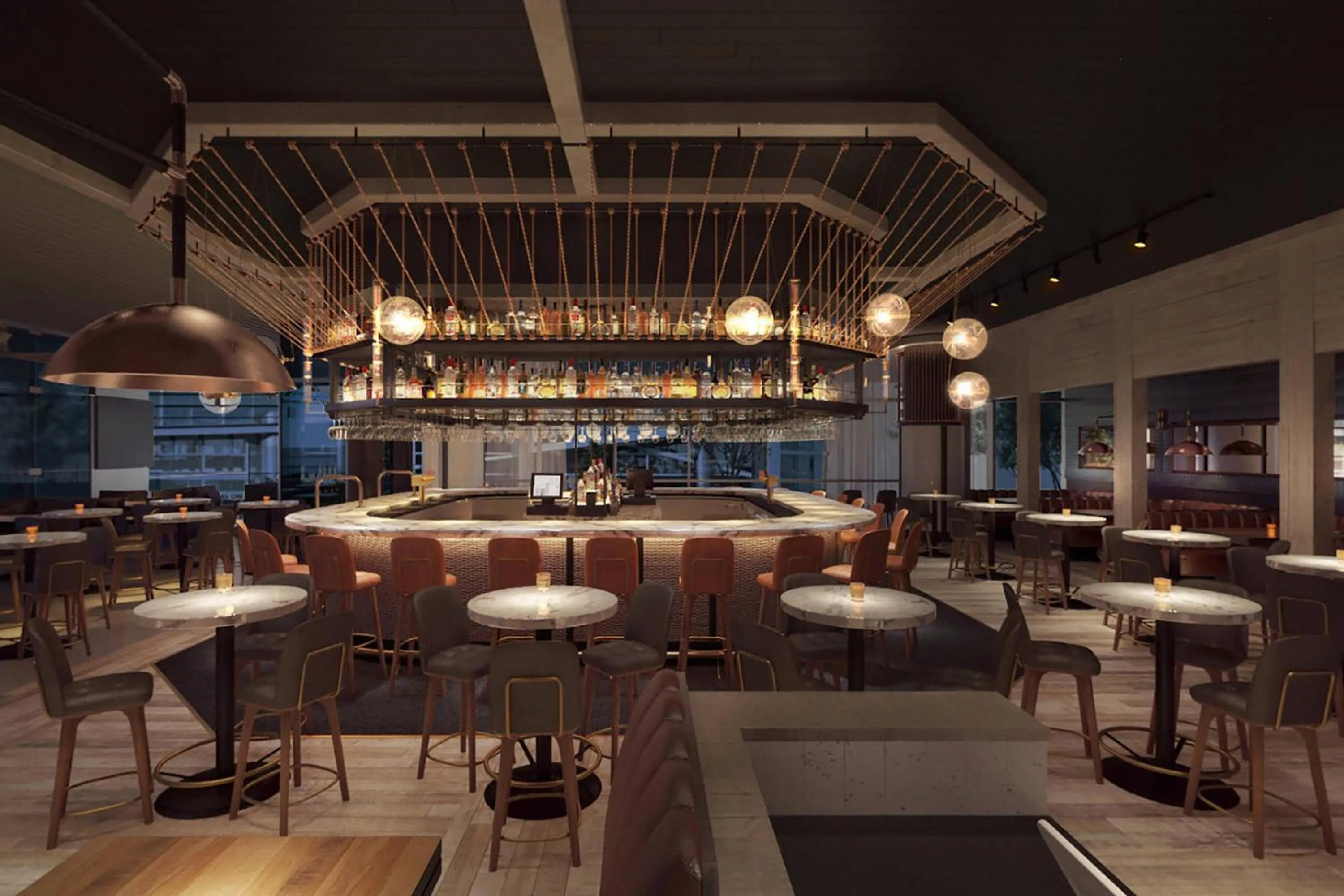 Lounge or bar in JW Marriott Charlotte