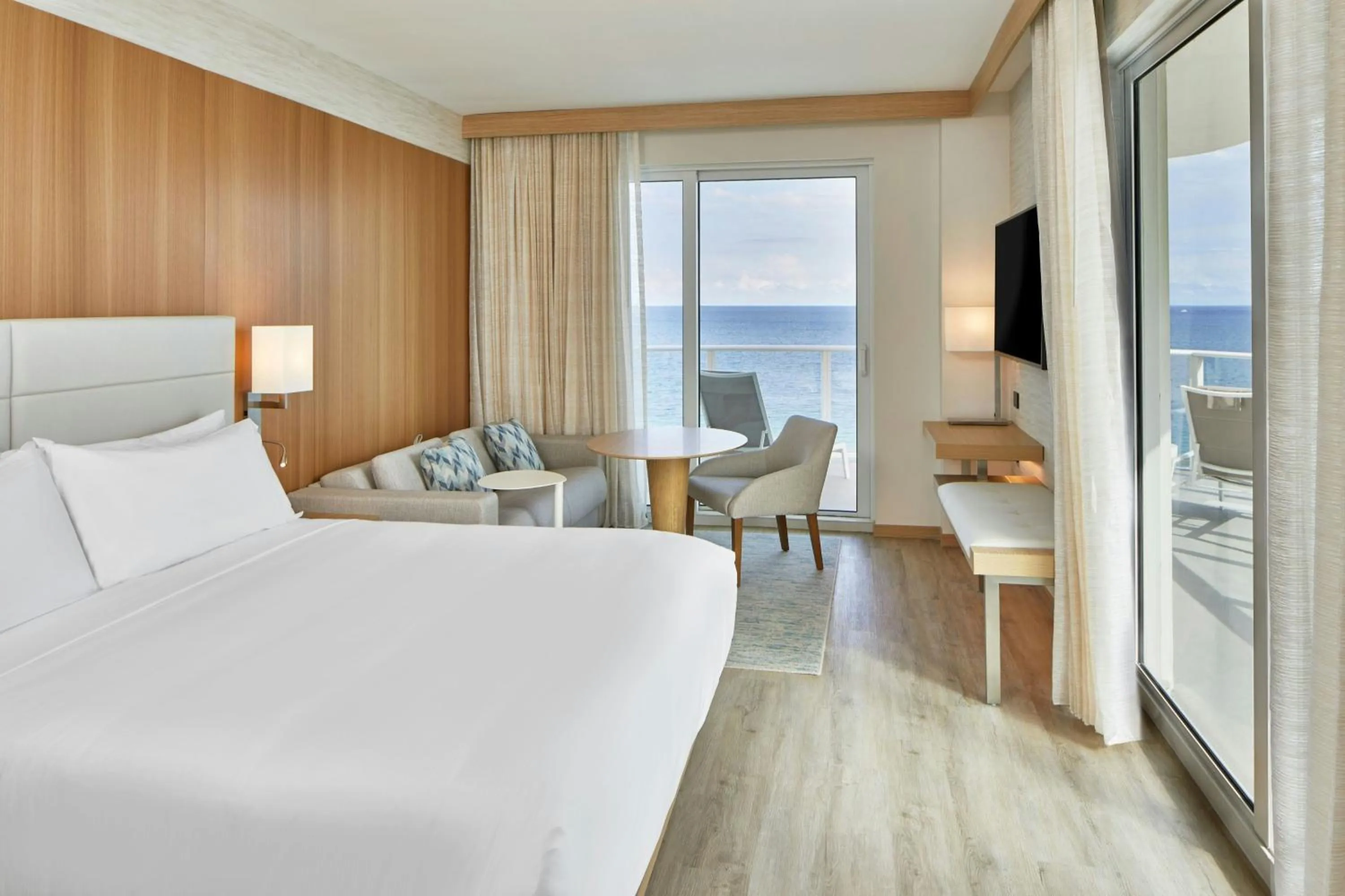 Photo of the whole room, Bed in AC Hotel by Marriott Fort Lauderdale Beach