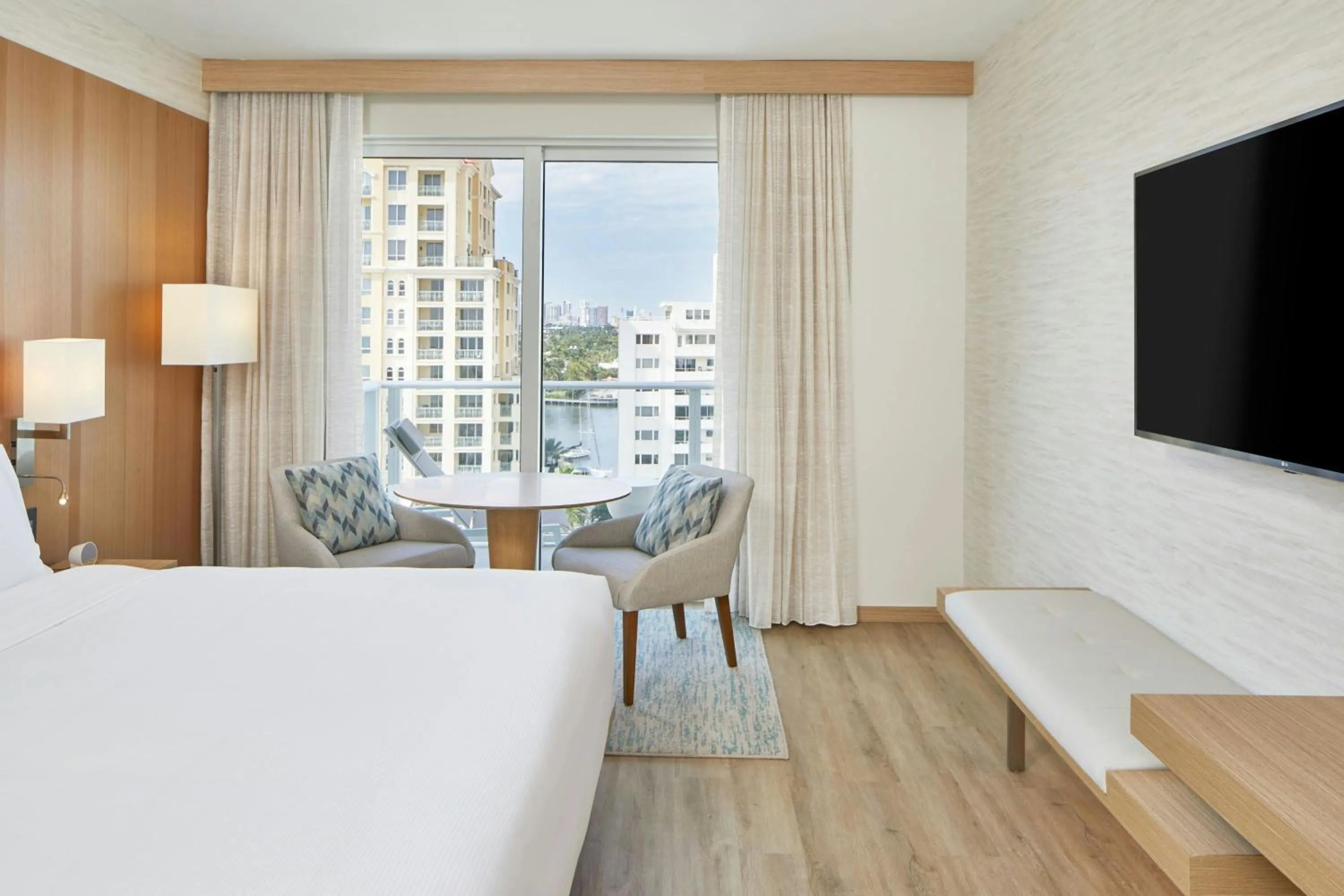 Photo of the whole room, Bed in AC Hotel by Marriott Fort Lauderdale Beach