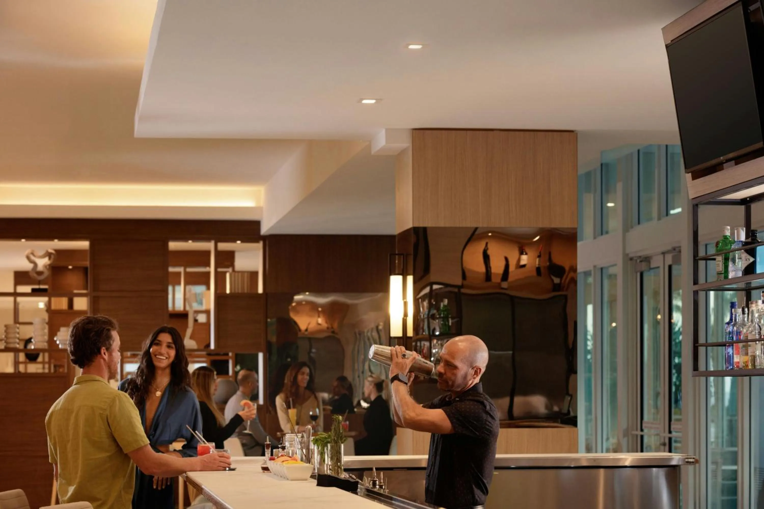 Lounge or bar in AC Hotel by Marriott Fort Lauderdale Beach