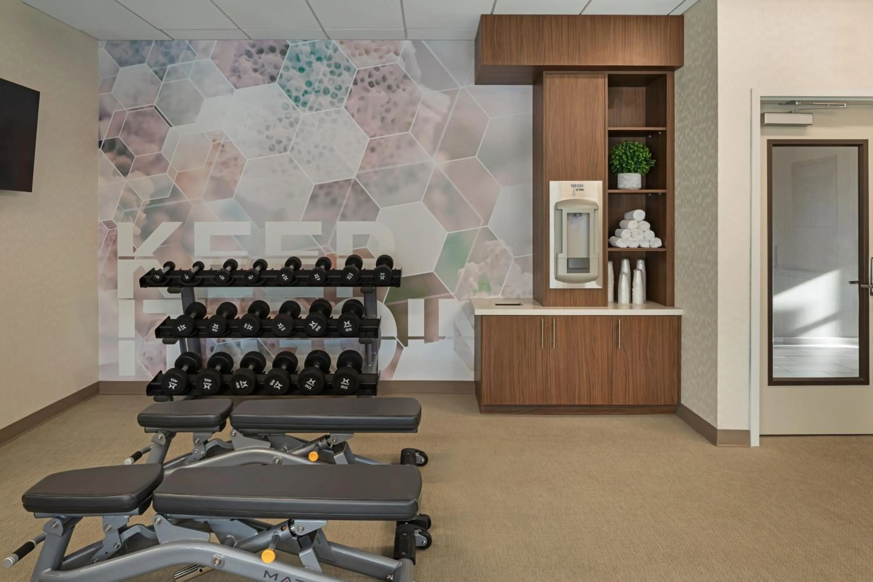 Fitness centre/facilities in SpringHill Suites by Marriott West Sacramento