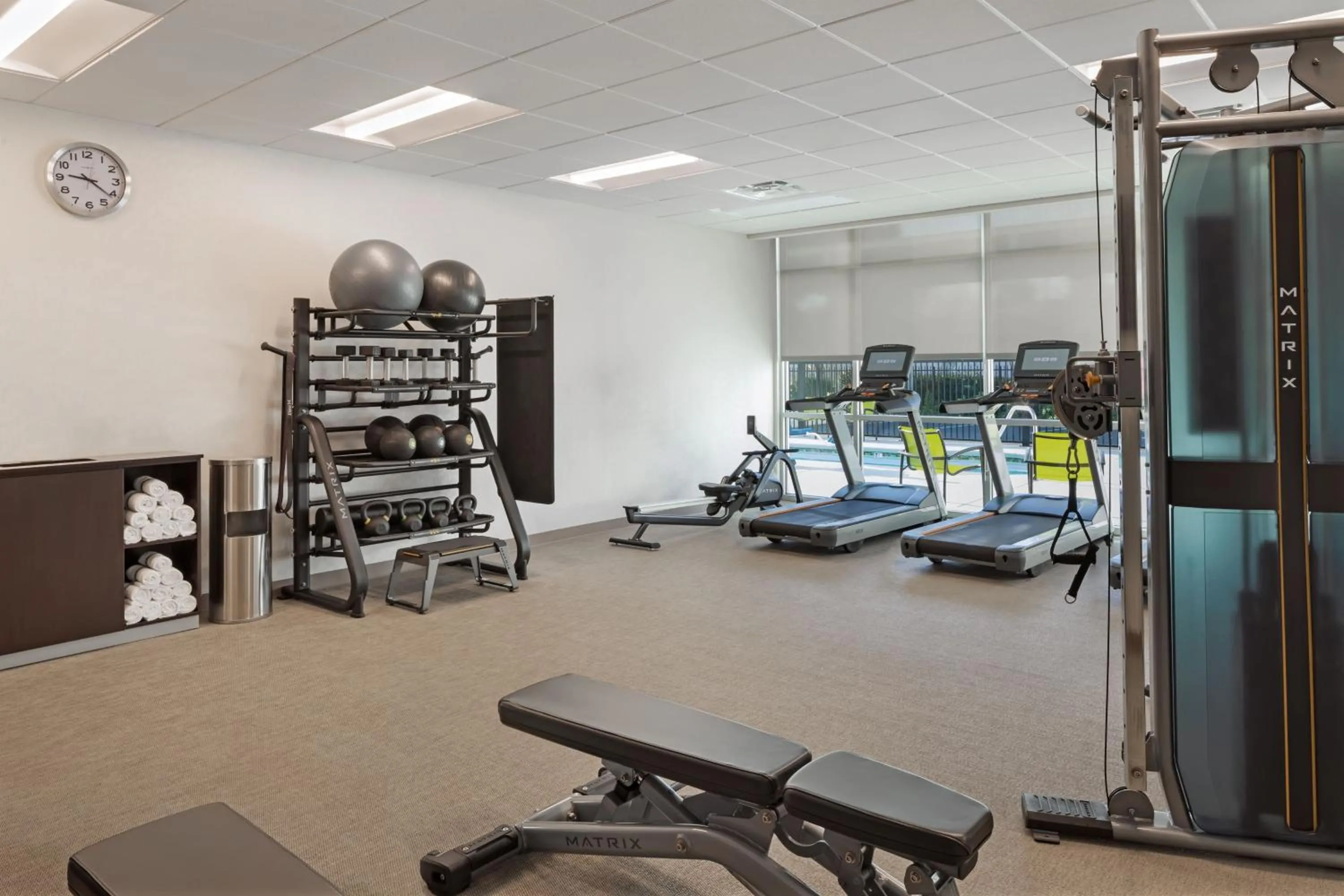 Fitness centre/facilities in SpringHill Suites by Marriott West Sacramento