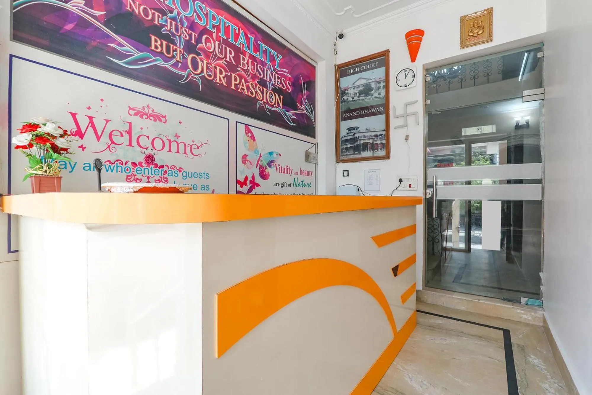 Lobby or reception in FabHotel Raka Inn