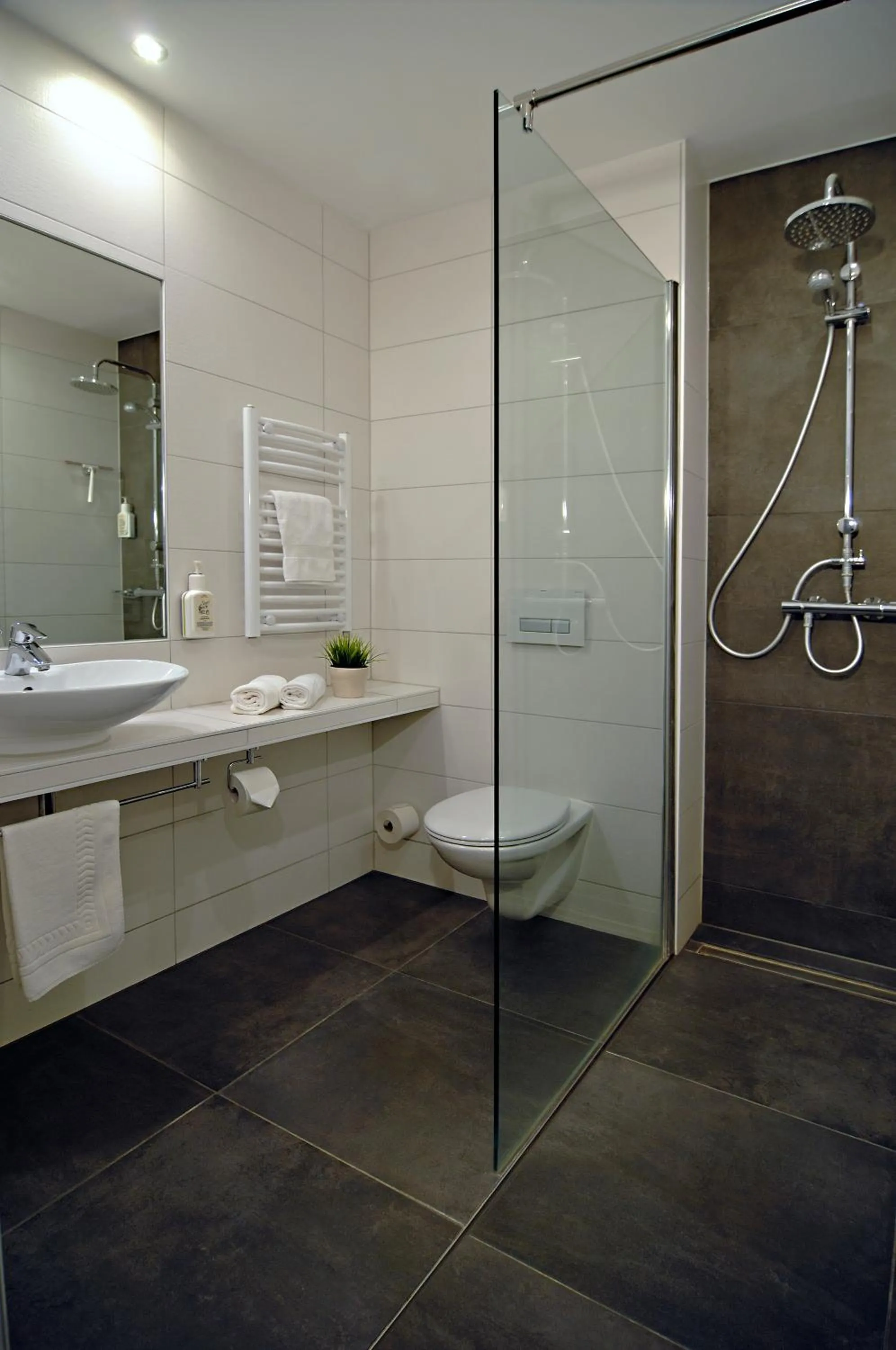 Bathroom in AKZENT Hotel Restaurant Roter Ochse Rhens bei Koblenz