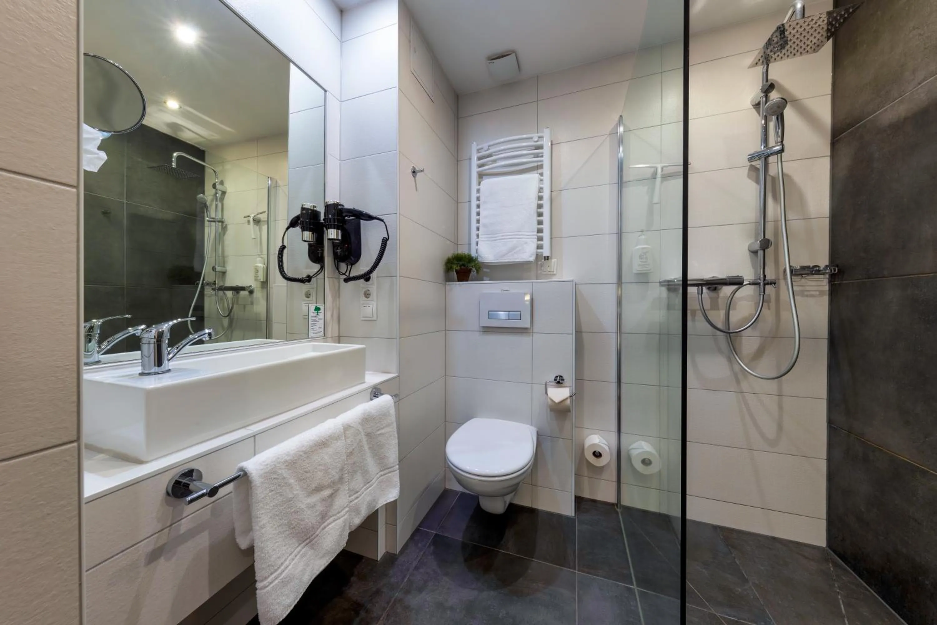 Bathroom in AKZENT Hotel Restaurant Roter Ochse Rhens bei Koblenz