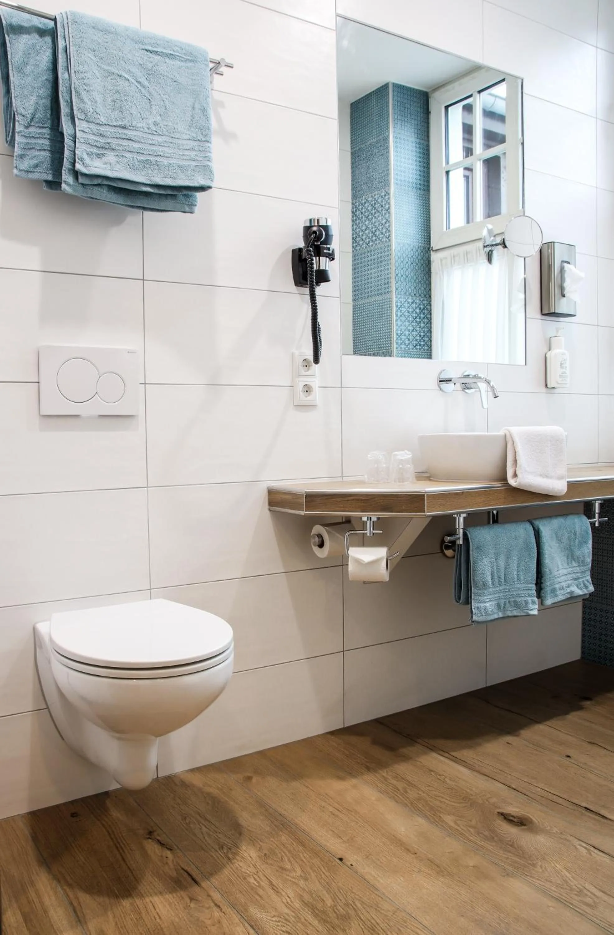 Toilet in AKZENT Hotel Restaurant Roter Ochse Rhens bei Koblenz