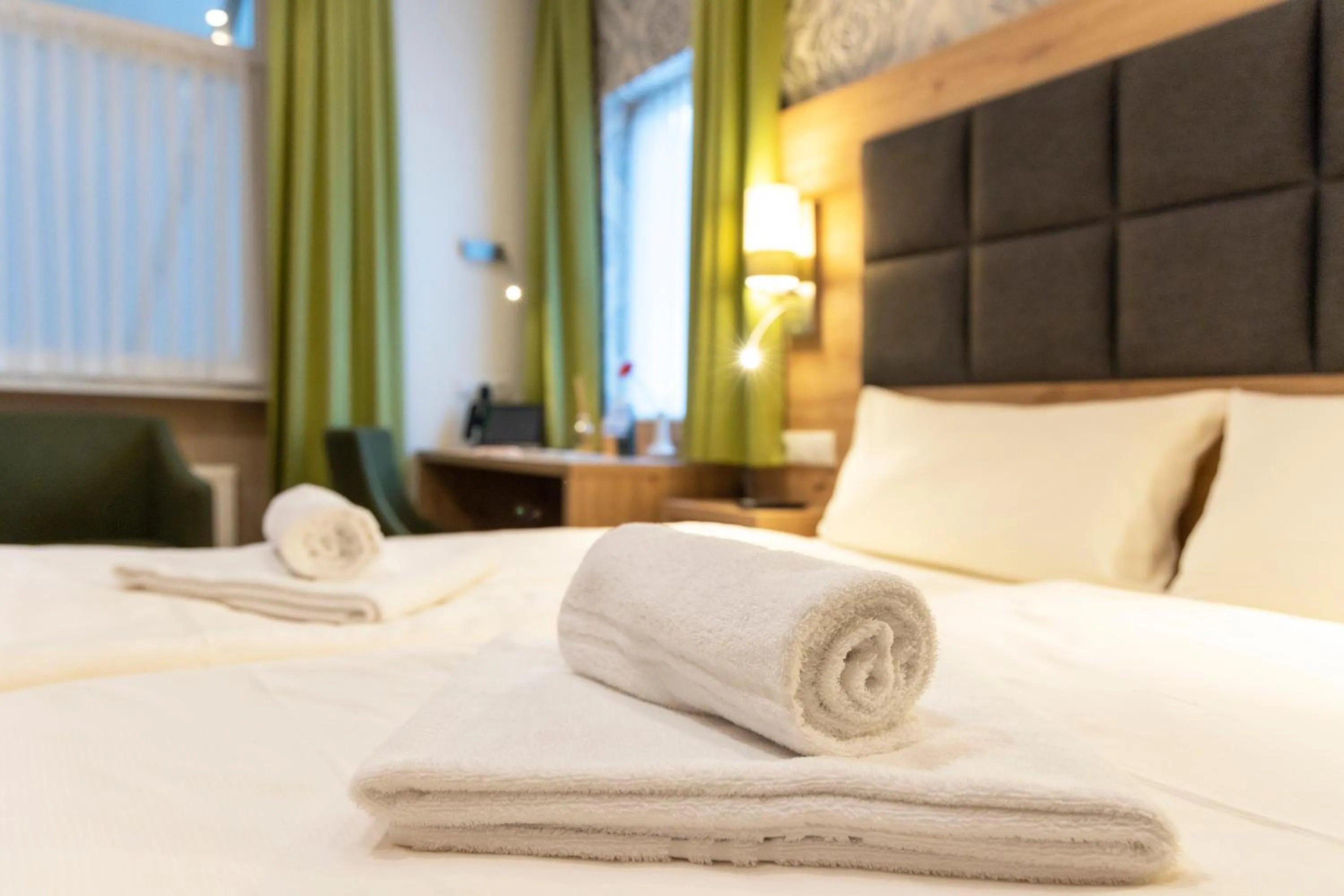 Bed in AKZENT Hotel Restaurant Roter Ochse Rhens bei Koblenz