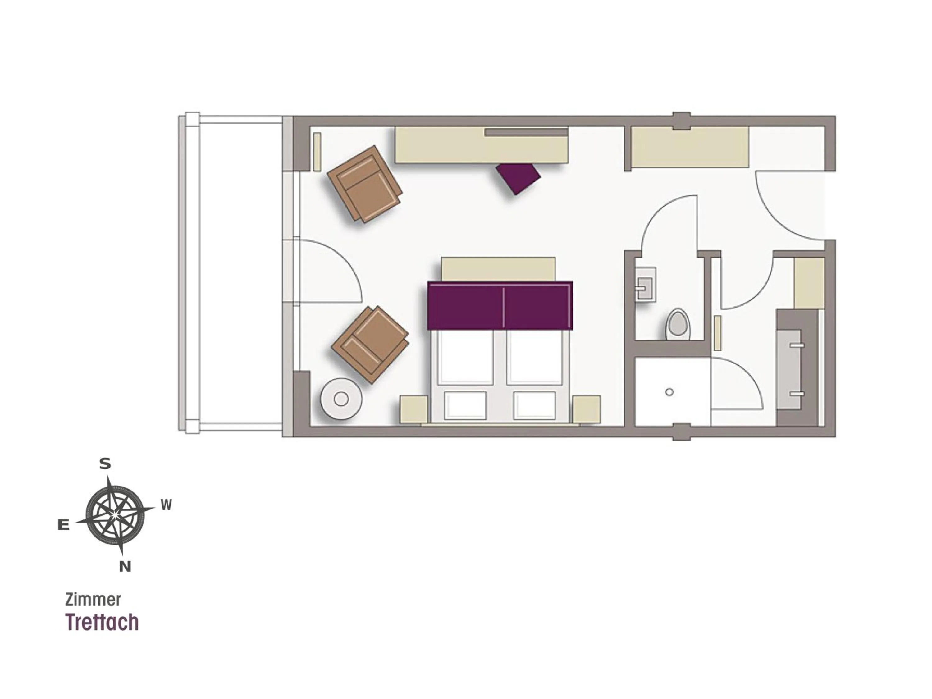 Floor plan in Hotel Exquisit