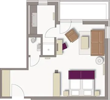 Floor plan in Hotel Exquisit