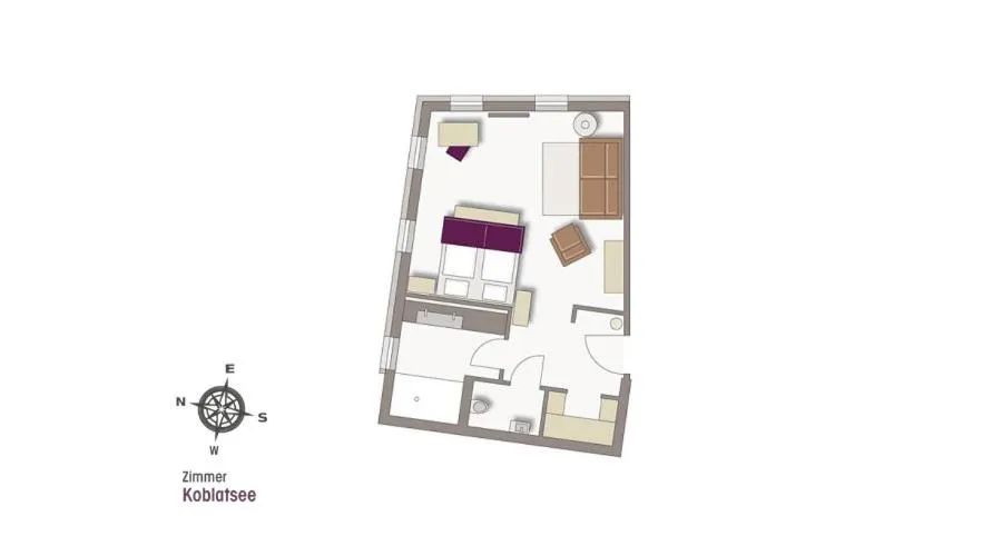Floor plan in Hotel Exquisit