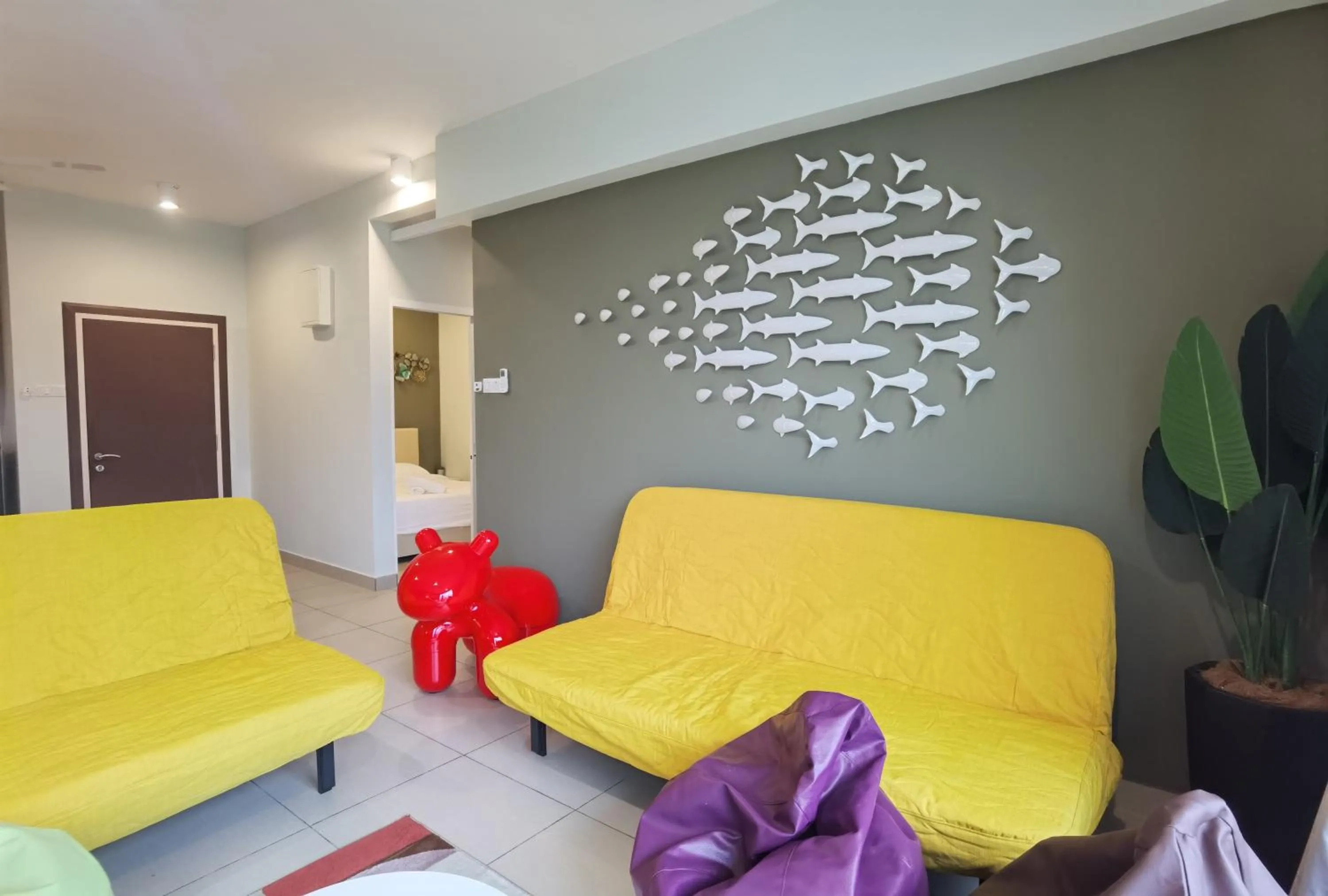 Living room in The Bear@Midhill Genting Highlands (Free WiFi)