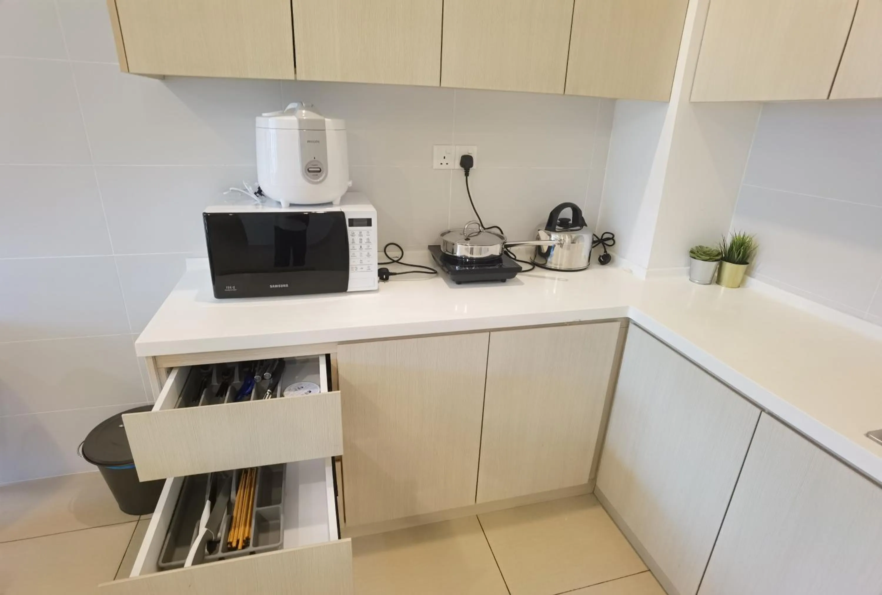 Kitchen or kitchenette in The Bear@Midhill Genting Highlands (Free WiFi)