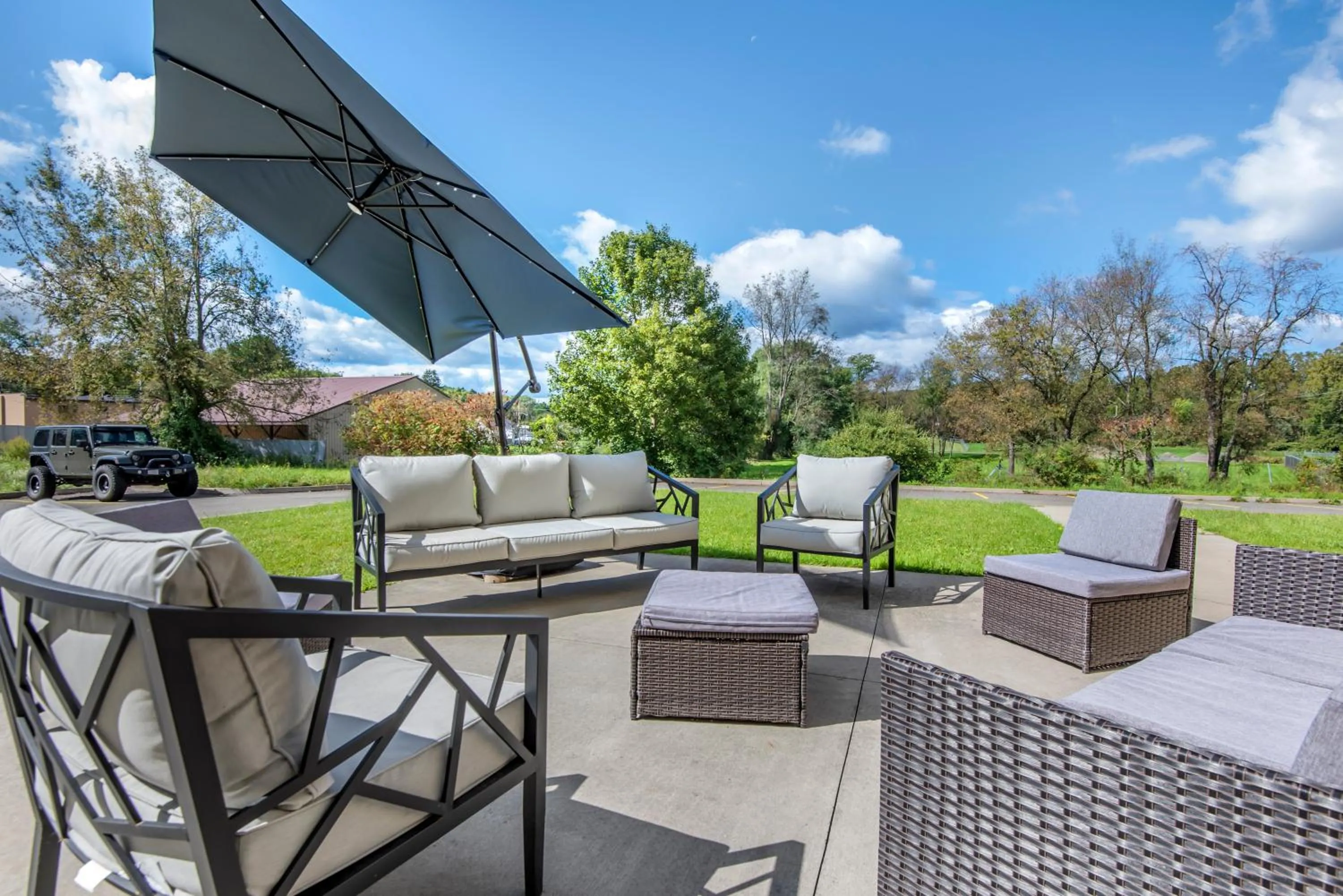 Patio in Comfort Inn Apalachin - Binghamton W Route 17