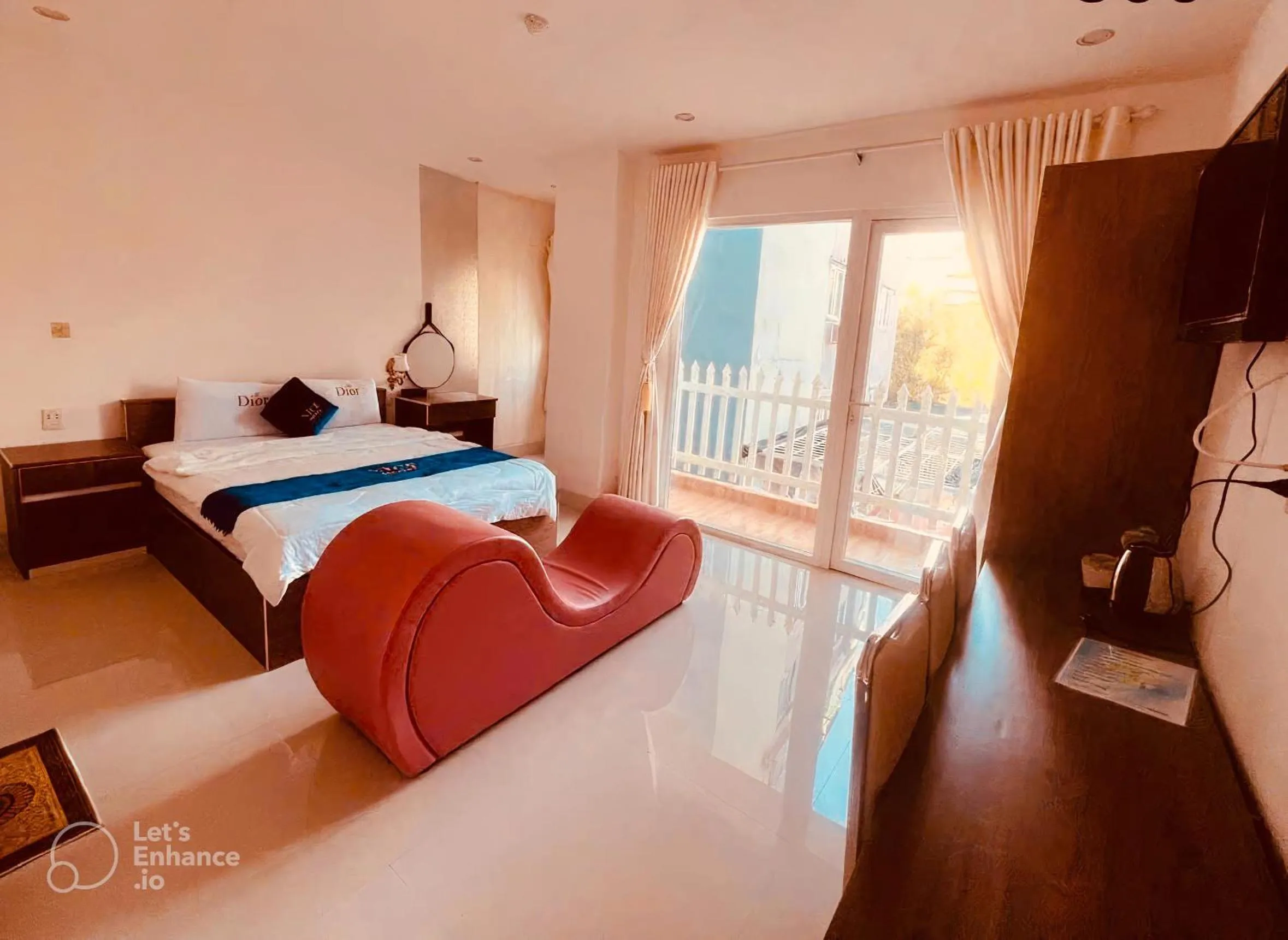 Photo of the whole room, Bed in Nice Hotel Buôn Ma Thuột