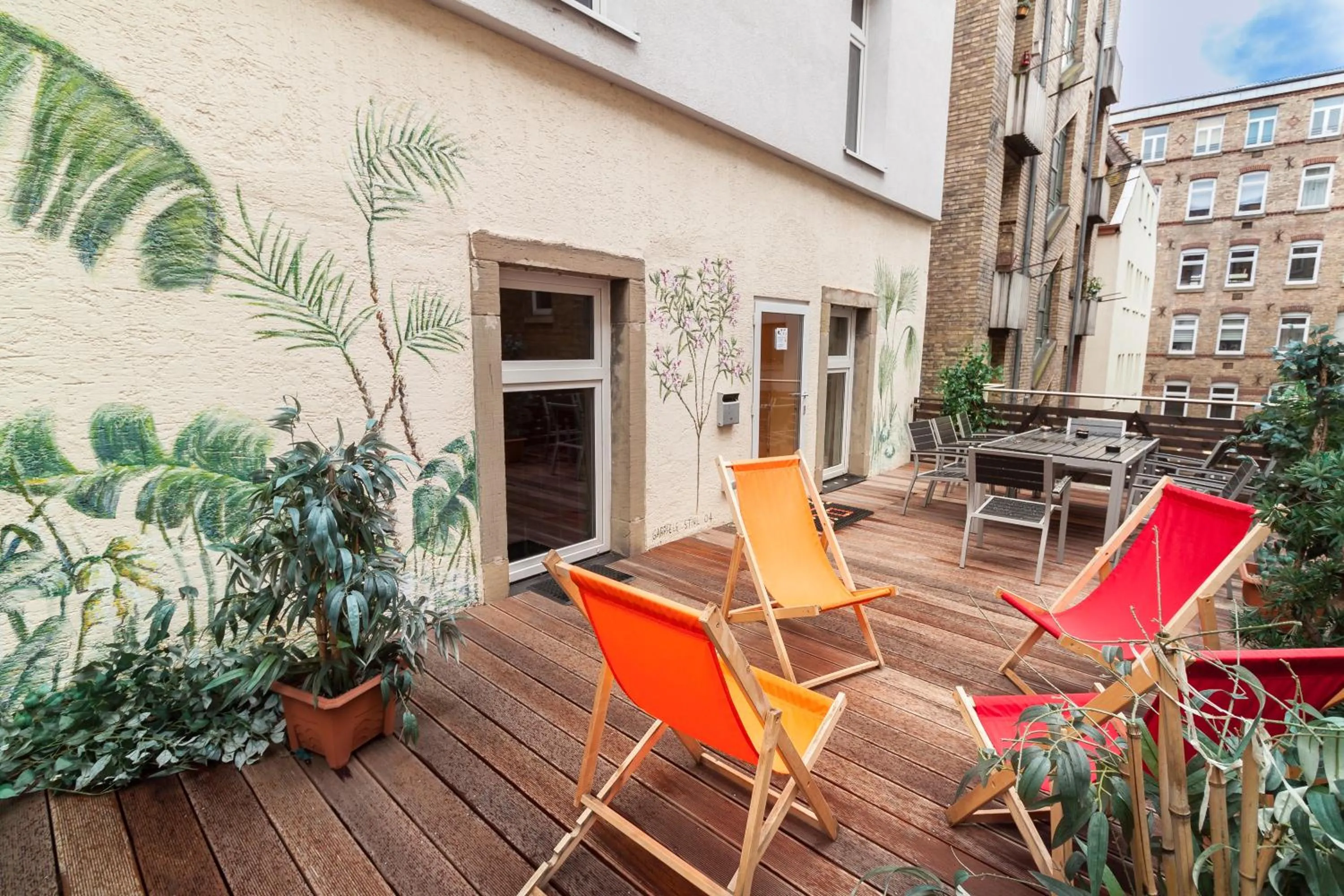 BBQ facilities in Hostel Alex 30