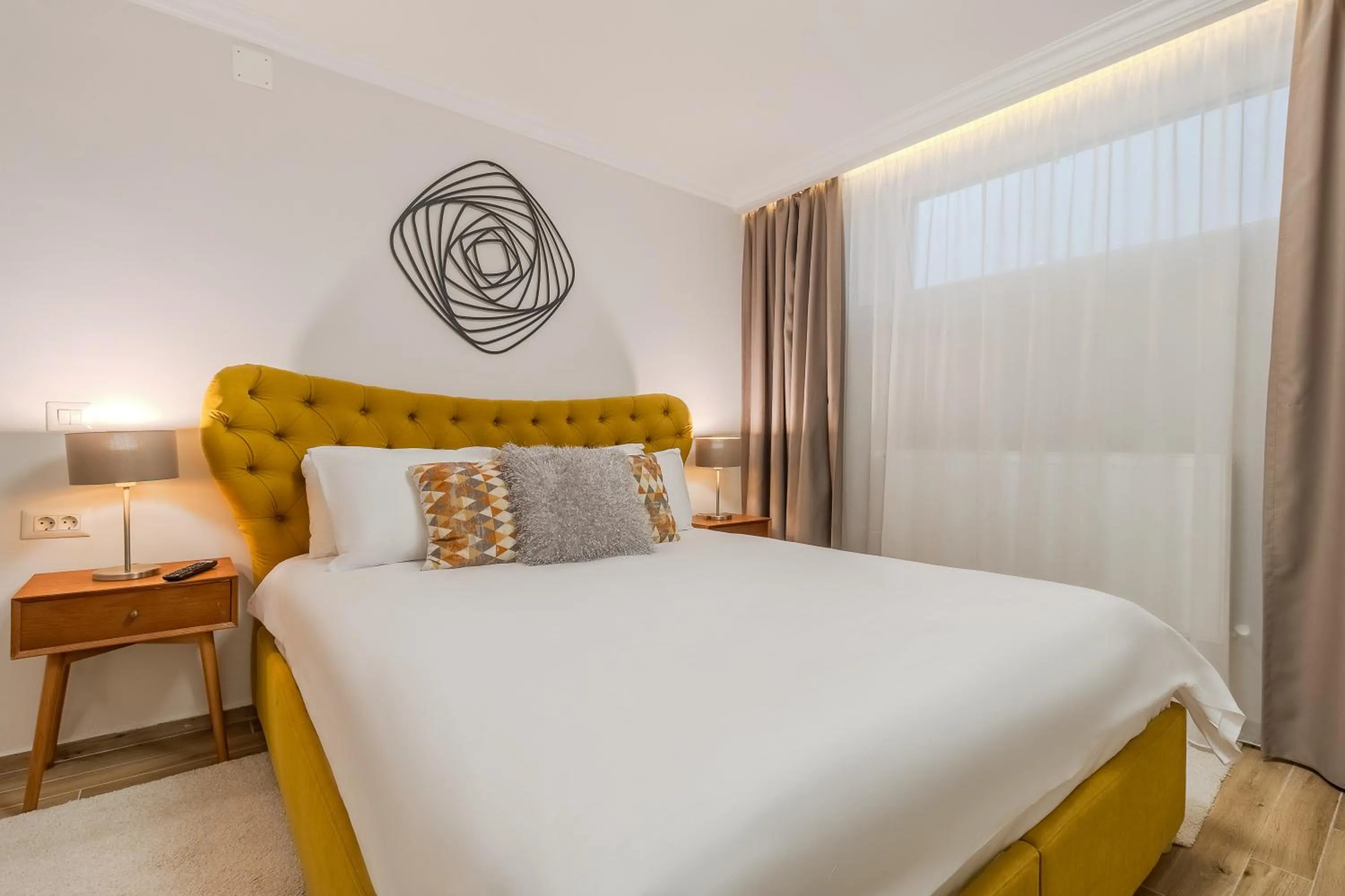 Bed in Dozsa Residence