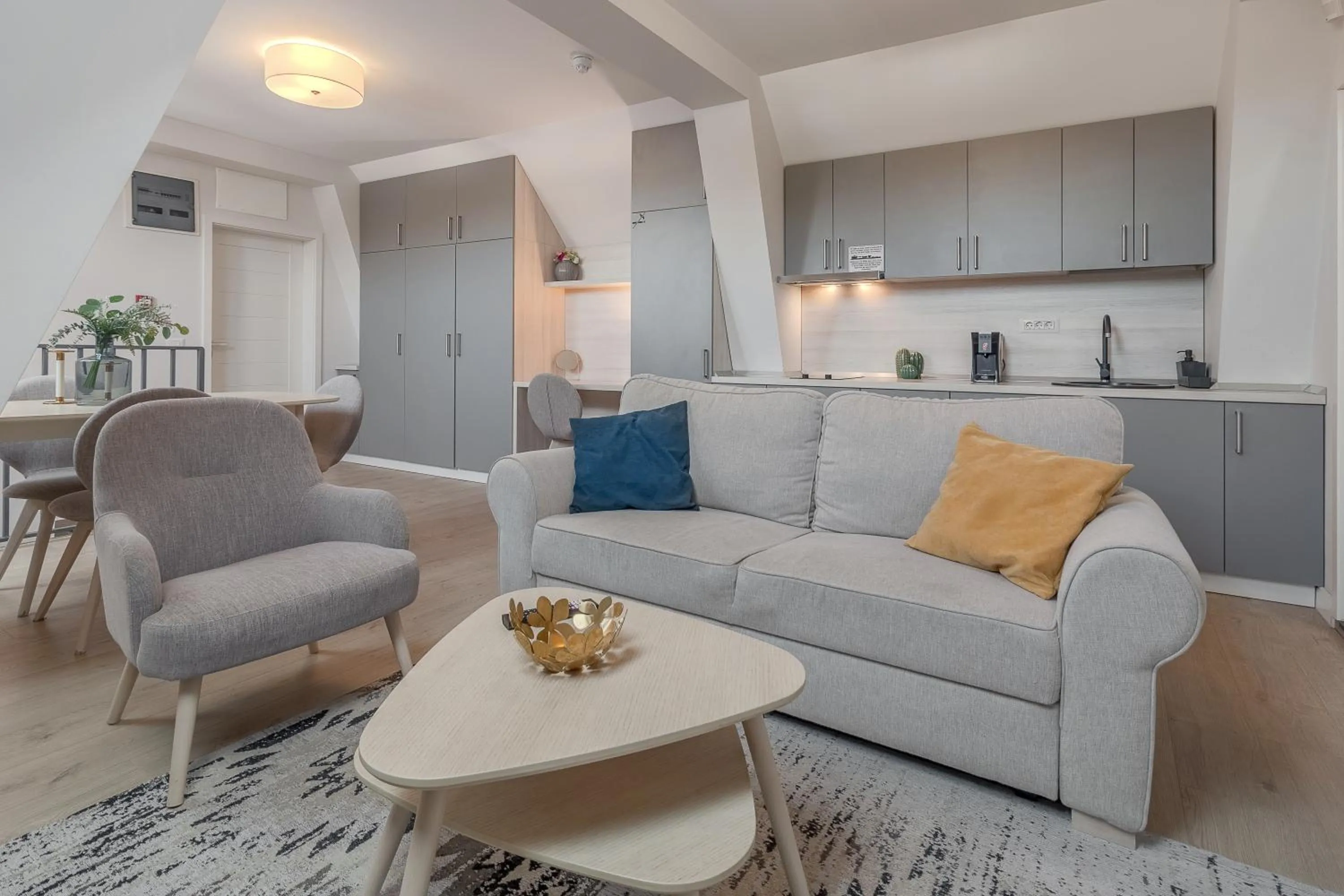 Kitchen or kitchenette in Dozsa Residence