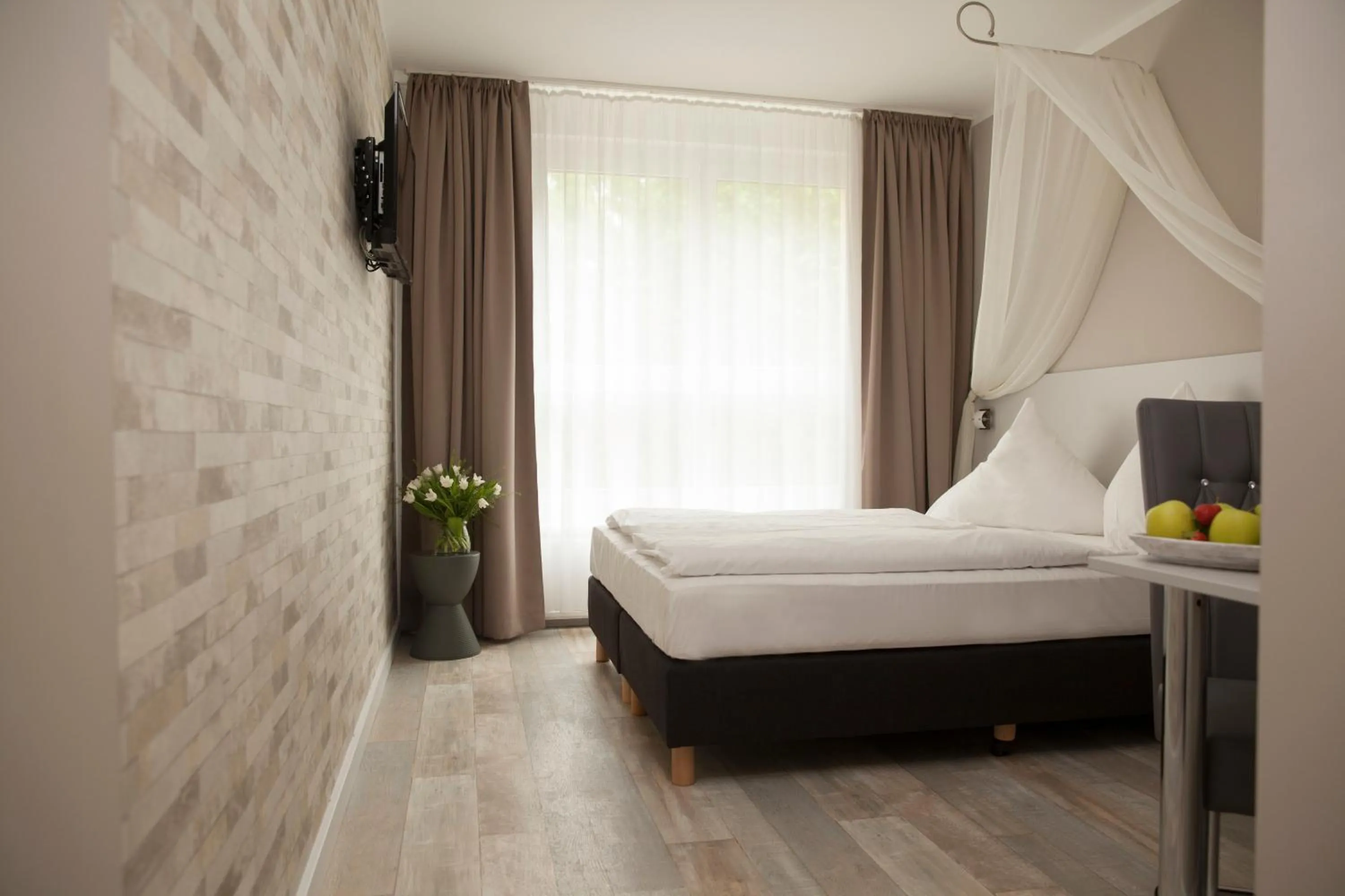 Bed in Hotel Kiez Pension Berlin