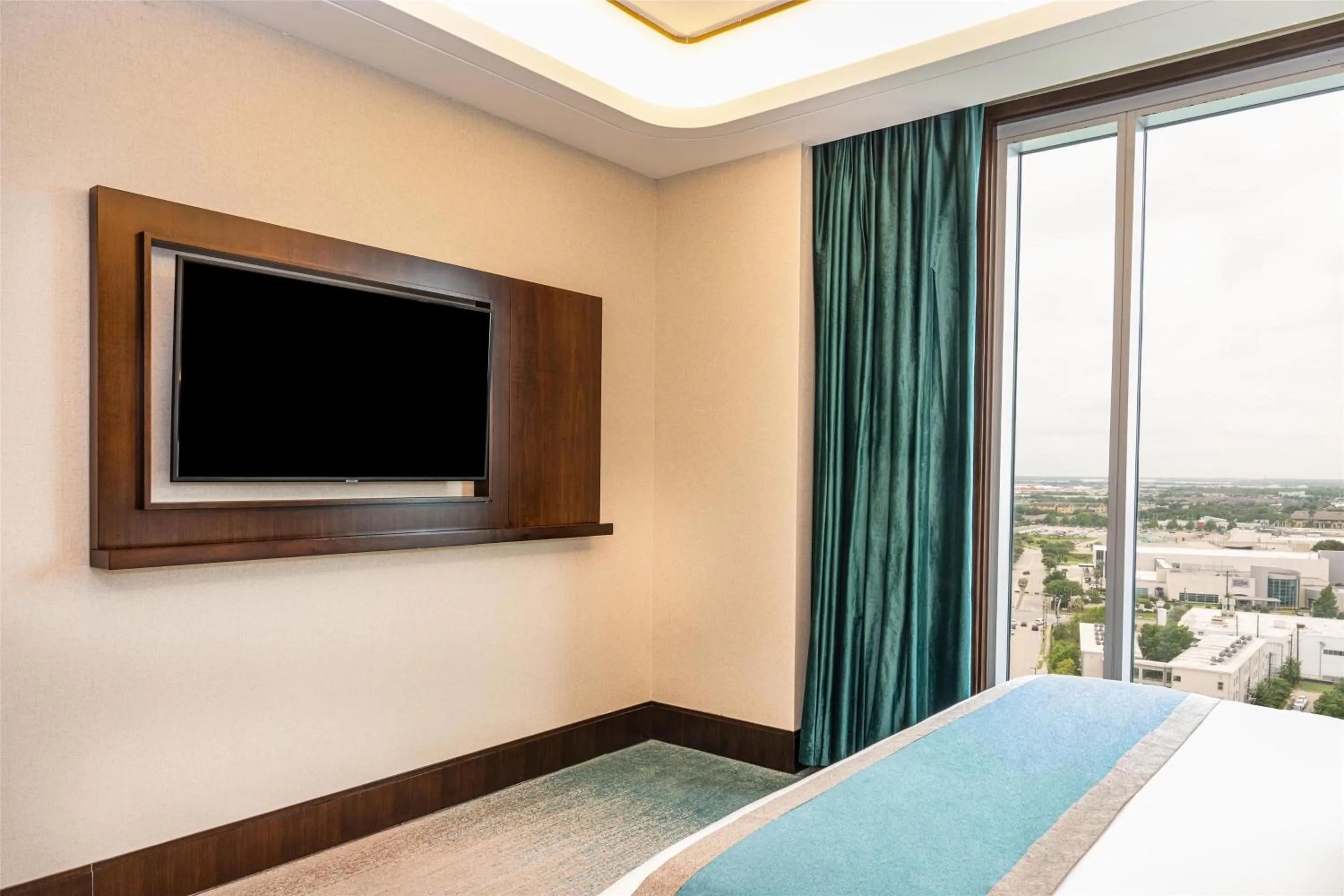 Bed in Blossom Hotel Houston, Curio Collection by Hilton