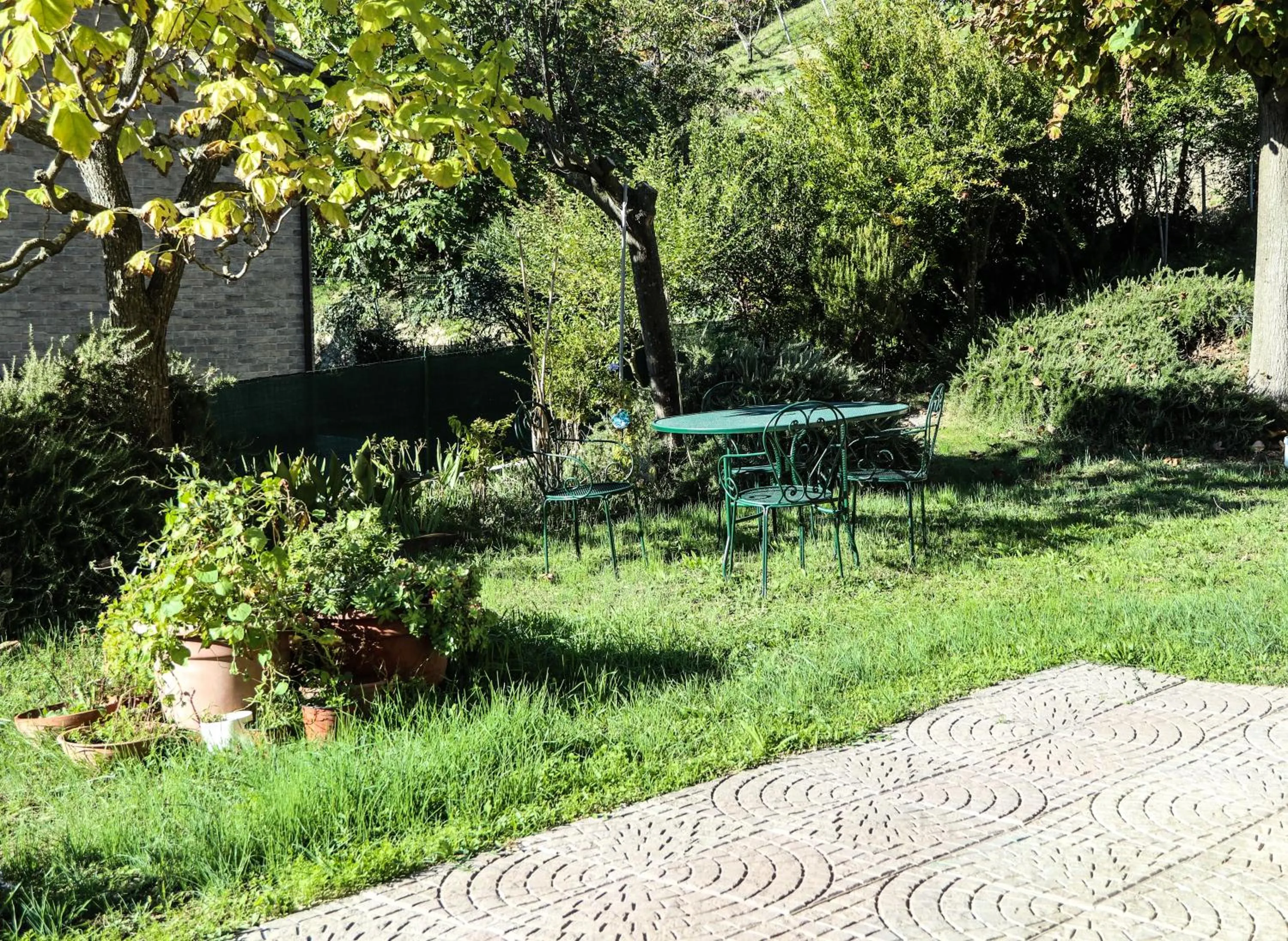 Garden view in B&B La Quiete