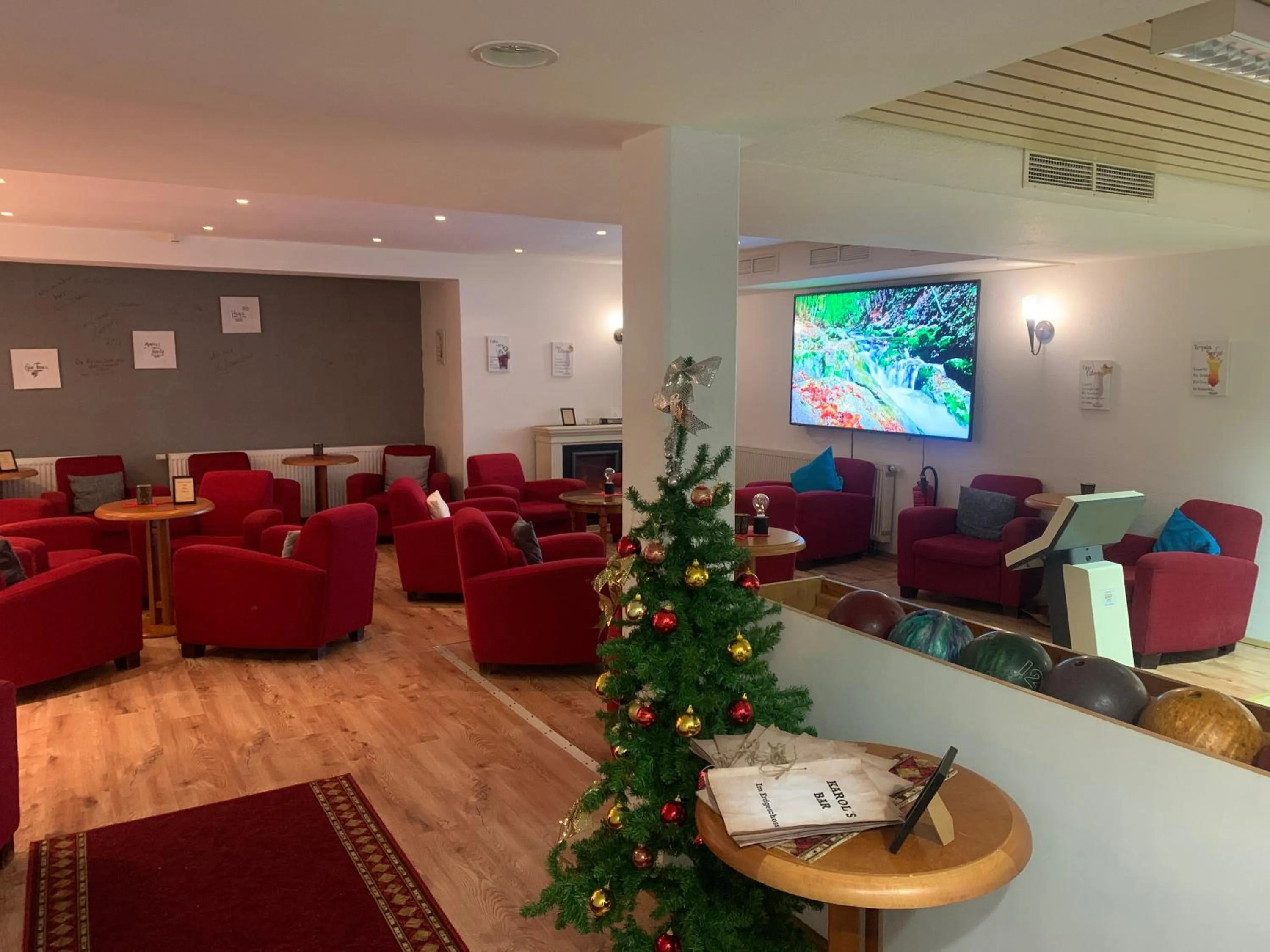 Lounge or bar in Berghotel Drei Brüder Höhe