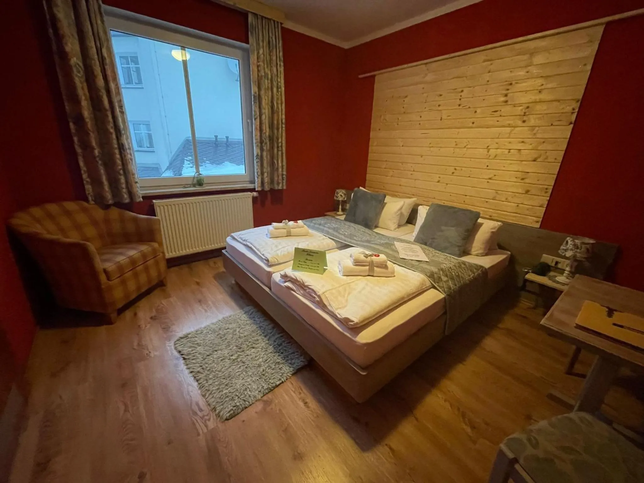 Bedroom, Bed in Berghotel Drei Brüder Höhe